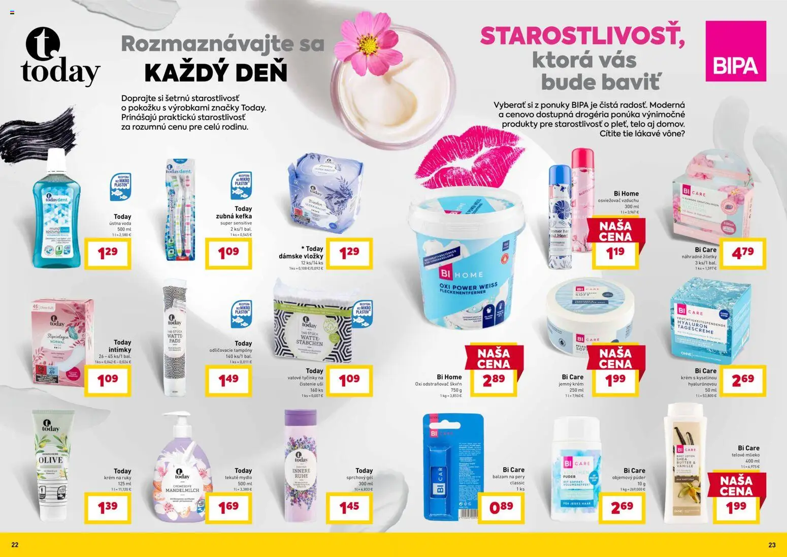 Nové Billa akcie – leták je platný od 28.01.2026 | Strana: 12 | Produkty: Zubná kefka, Osviežovač vzduchu, Mlieko, Mydlo