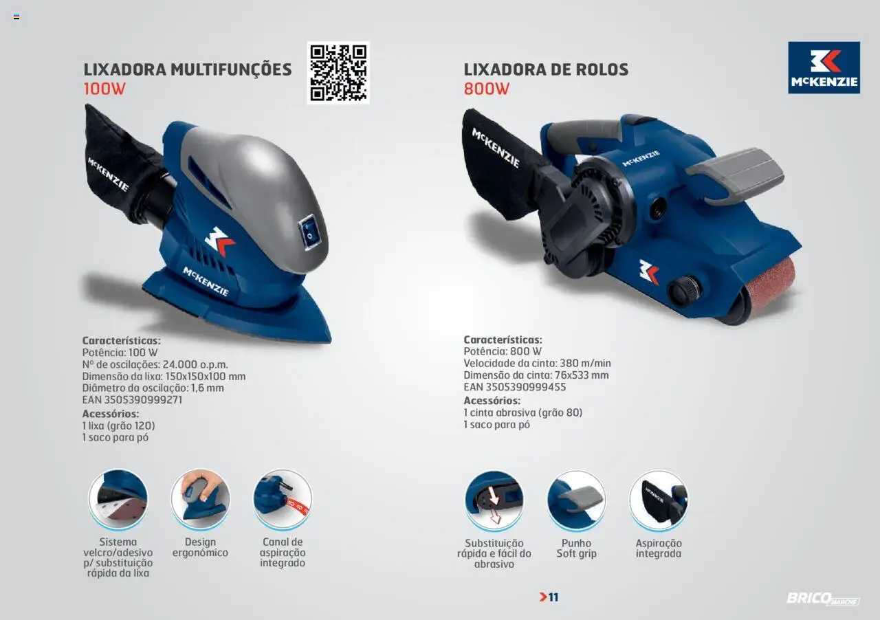 BricoMarché McKenzie │ válido de 27.12.2023 | Página: 11 | Produtos: Lixa, Pó