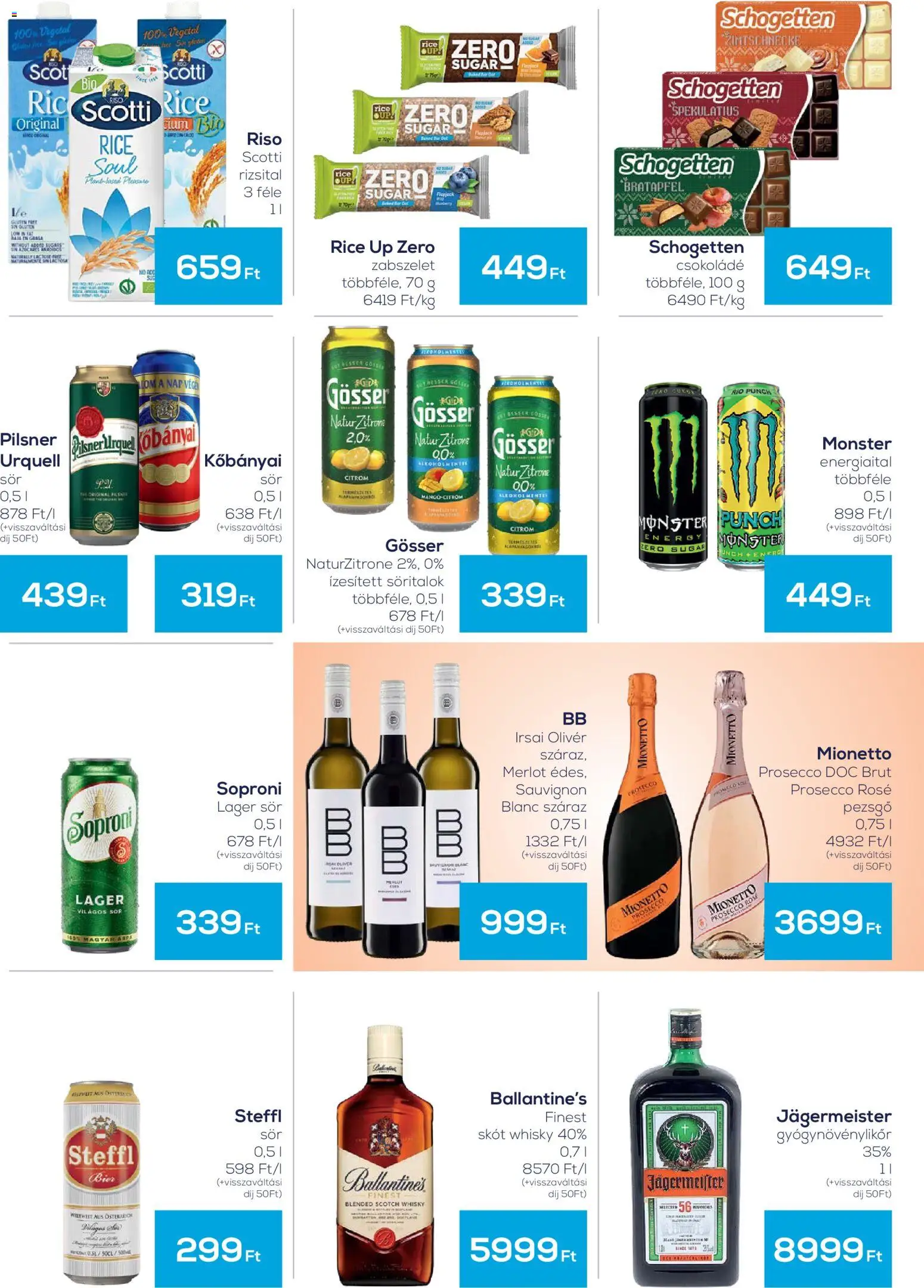 G'Roby akciós ujság - amely érvényes a következő dátumtól: 11.12.2025 | Oldal: 3 | Termékek: Rizsital, Jägermeister, Csokoládé, Citrom