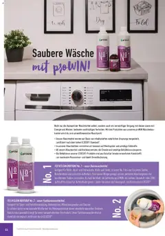 Katalog ProWin Juli/Dezember 2025 ab 01.07.2025 gültig | Seite: 44 | Produkte: Dessous, Weichspüler, Waschmittel