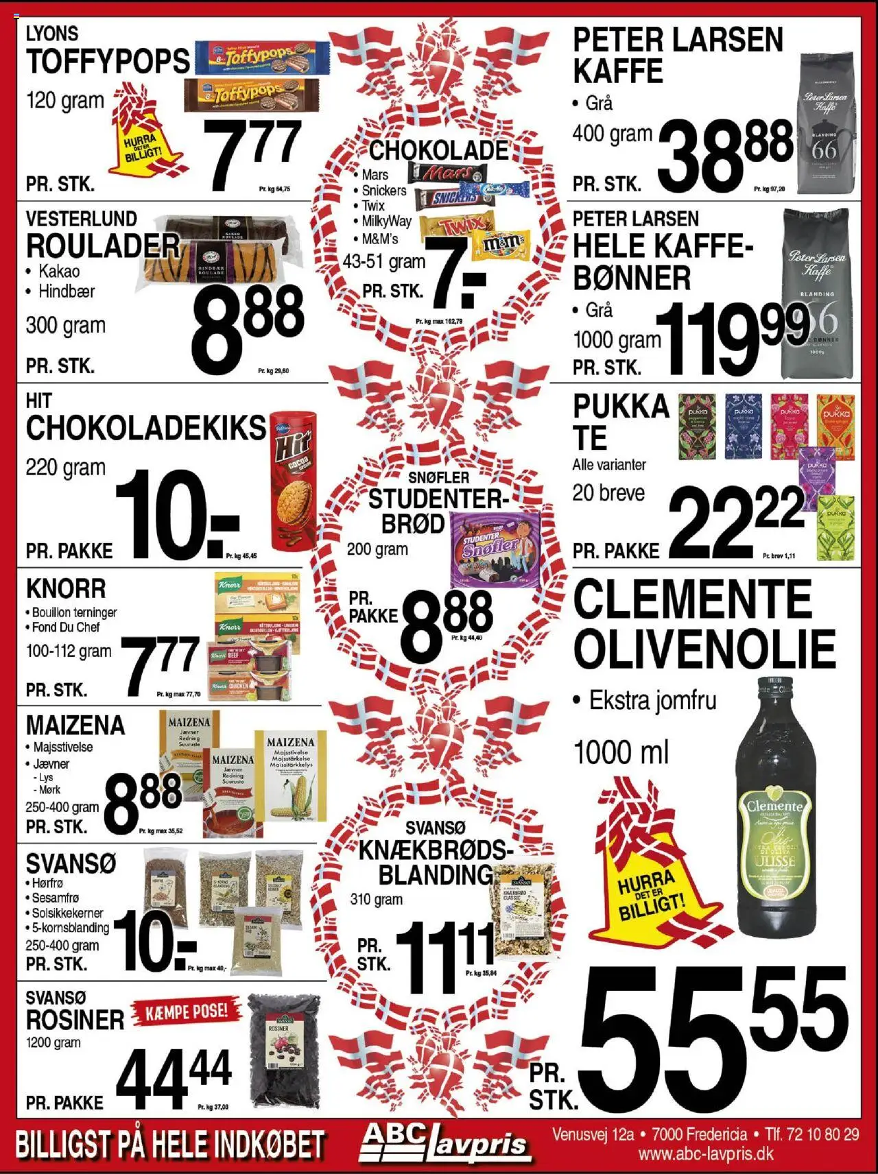 Abc Lavpris tilbudsavis – gyldig fra 10.09.2025 | Side: 6 | Produkter: Brød, Chokolade, Rosiner, Olivenolie