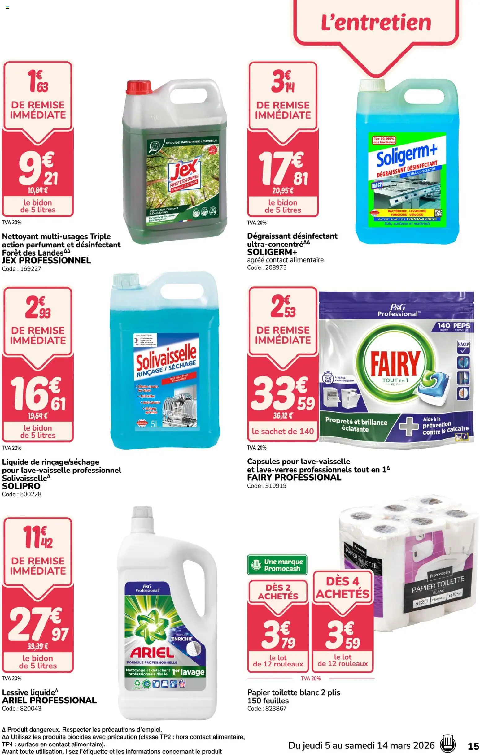 {H1} | Page: 15 | Produits: Parfum, Désodorisant, Détergent, Lessive