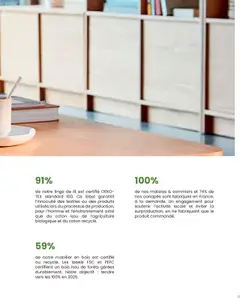 La Redoute - Prévisualisation de La Redoute catalogue Printemps valide à partir de 01.04.2025 | Page: 51 | Produits: Coton, Lit, Matelas