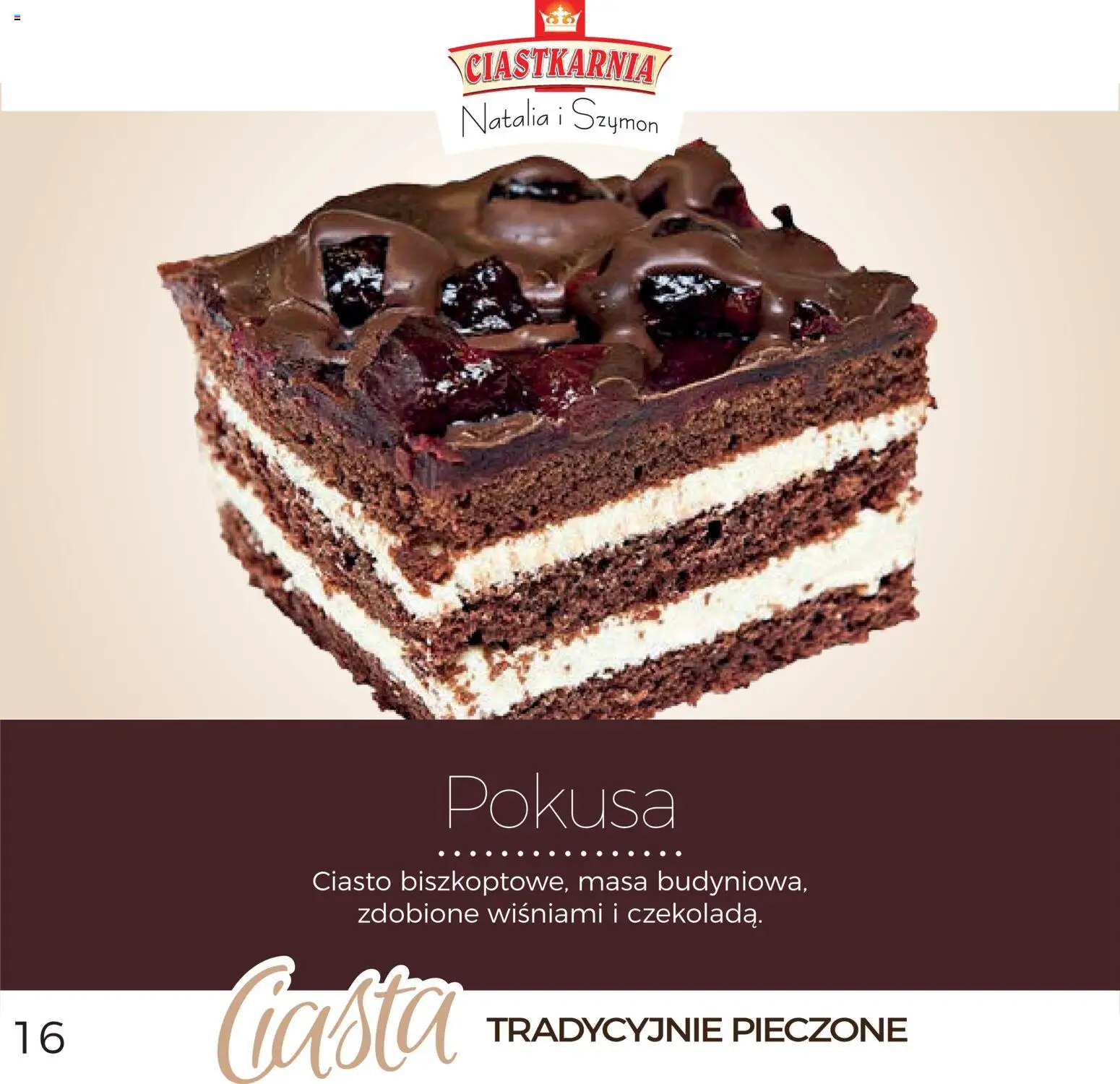 Topaz Gazetka - Ciasta  od 01.12.2025 | Strona: 16 | Produkty: Ciasto