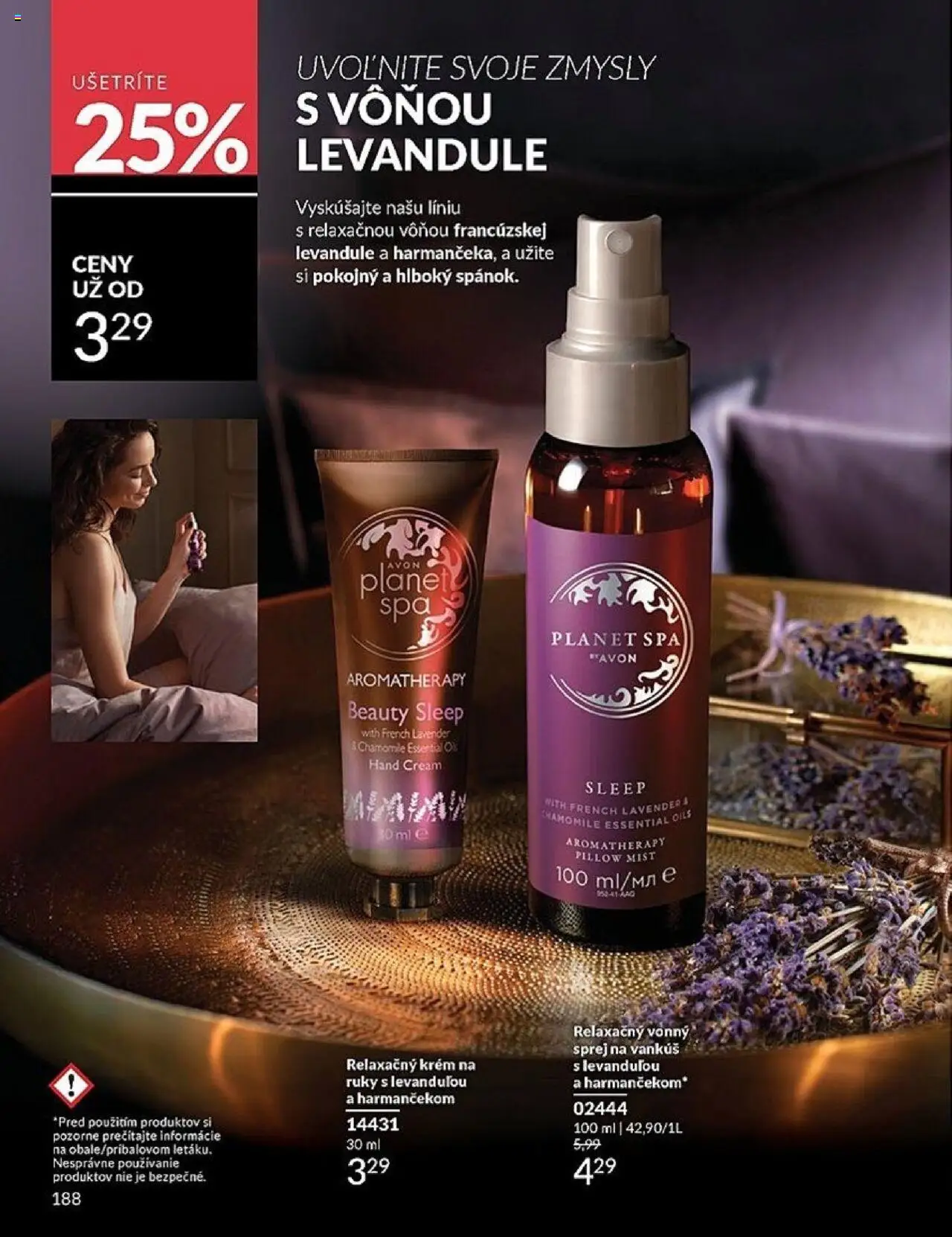 Nové Avon akcie – leták je platný od 01.10.2025 | Strana: 188 | Produkty: Vankúš, Krém