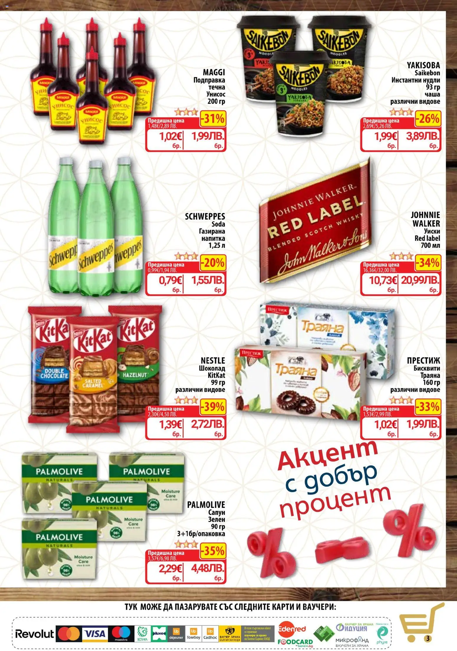 {H1} | Страница: 4 | Продукти: Чаша, Сапун, Уиски, Бисквити