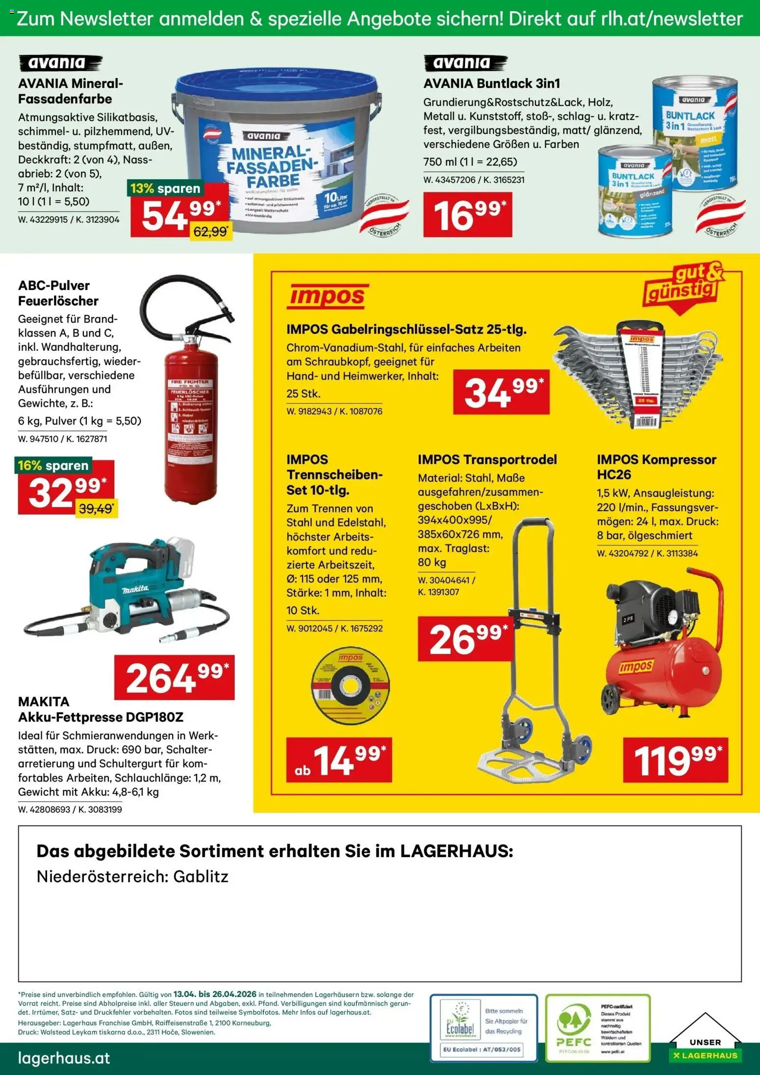 Lagerhaus Wochen Angebote gültig ab 08.04.2026 | Seite: 6 | Produkte: Gewicht