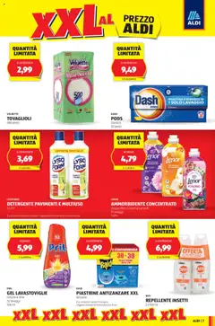 Volantino Aldi del 07.07.2025 | Pagina: 7 | Prodotti: Detergente, Limone, Lime, Lavastoviglie