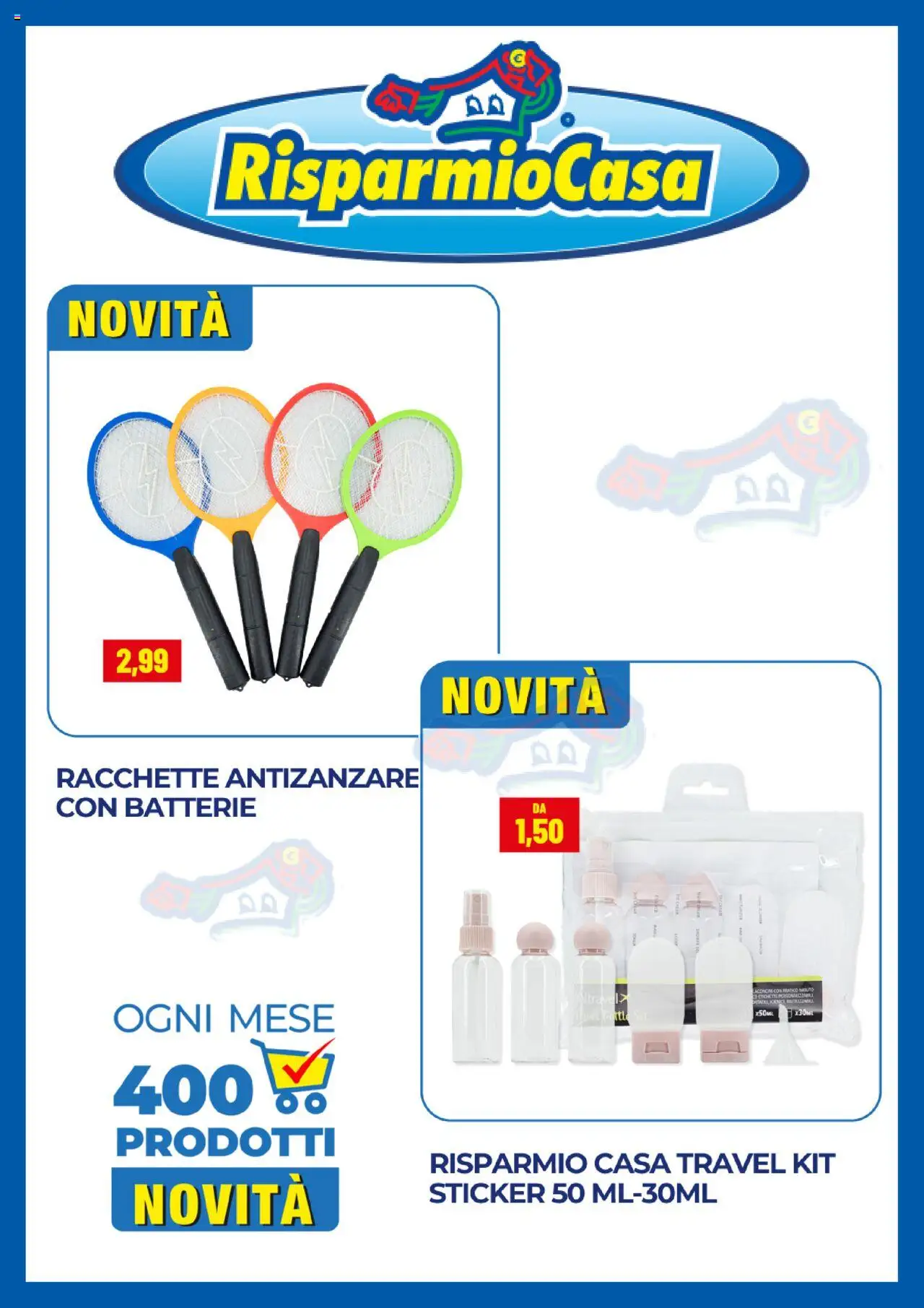 Volantino RisparmioCasa del 12.08.2025 | Pagina: 2 | Prodotti: Antizanzare, Racchette, Batterie
