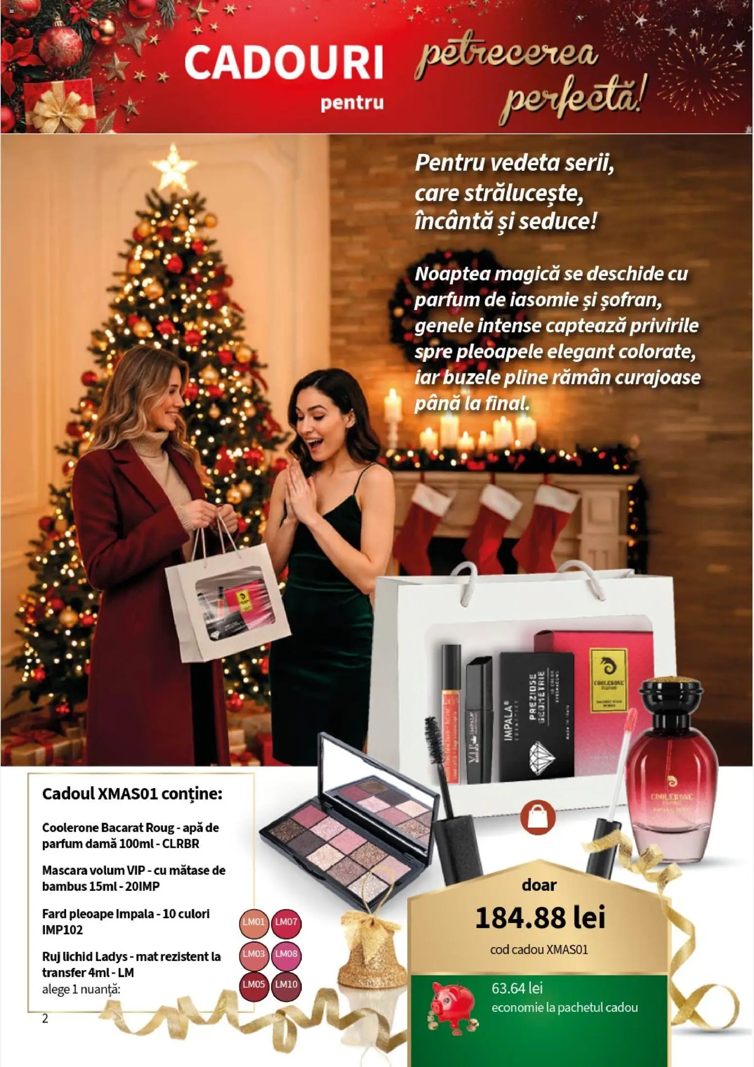 Noul catalog Lady’s – valabil de la 10.11.2025 | Pagină: 4 | Produse: Apă de parfum, Parfum, Mascara, Ruj