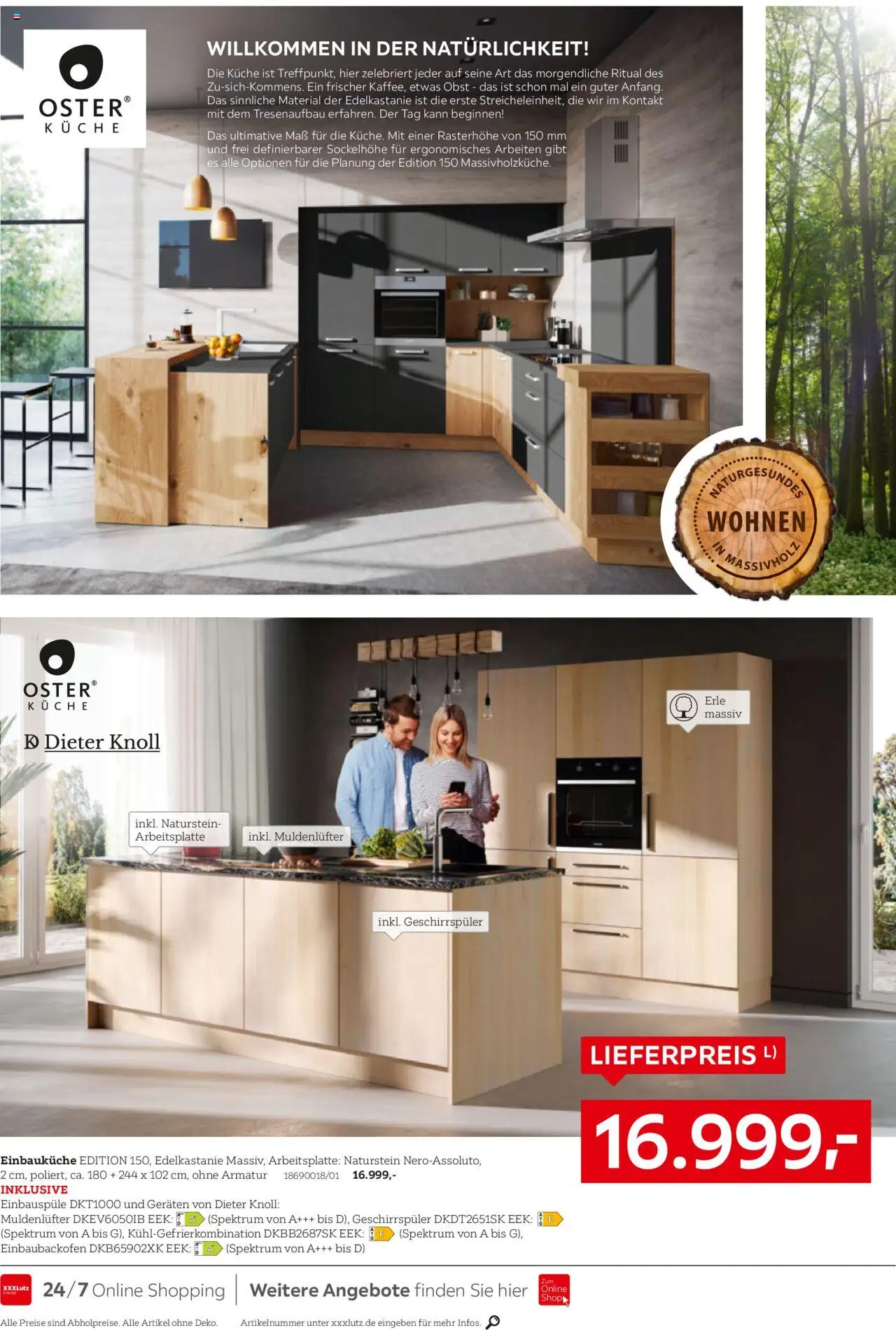 XXXL Lutz Nr. 1 bei Küchen - gültig ab dem 04.08.2025 | Seite: 22 | Produkte: Geschirrspüler, Armatur, Obst, Kühlgefrierkombination