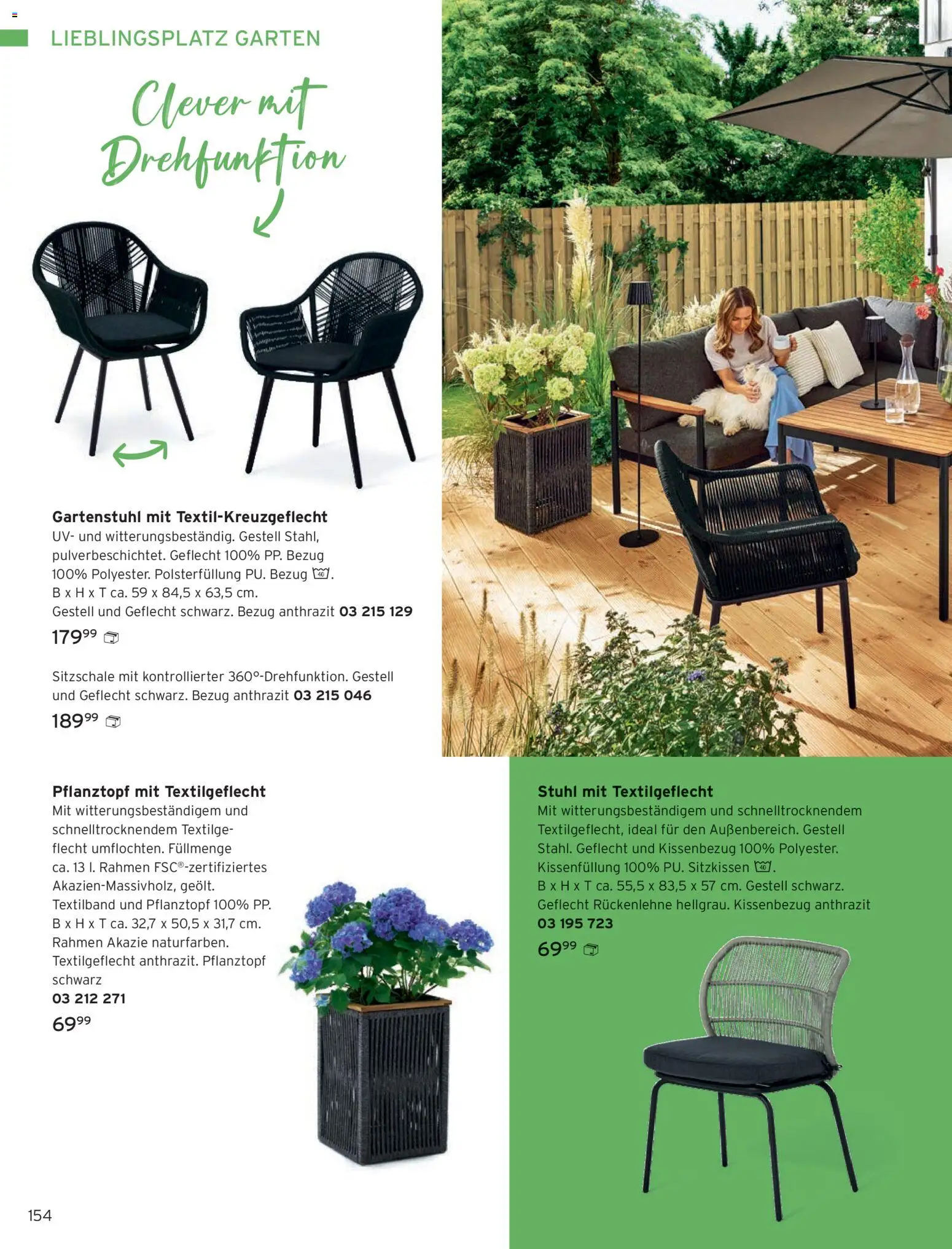 Tchibo Katalog Frühling – gültig ab 24.03.2026 | Seite: 154 | Produkte: Stuhl