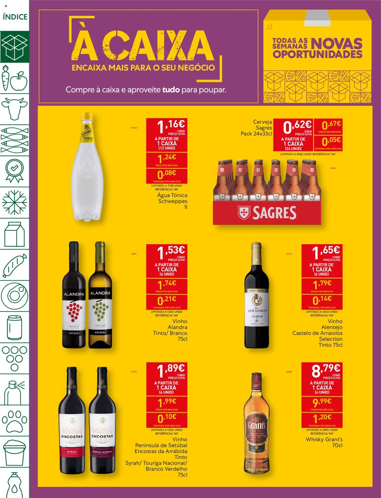 Recheio folheto │ válido de 27.01.2026 | Página: 4 | Produtos: Agua, Whisky, Caixa, Cerveja