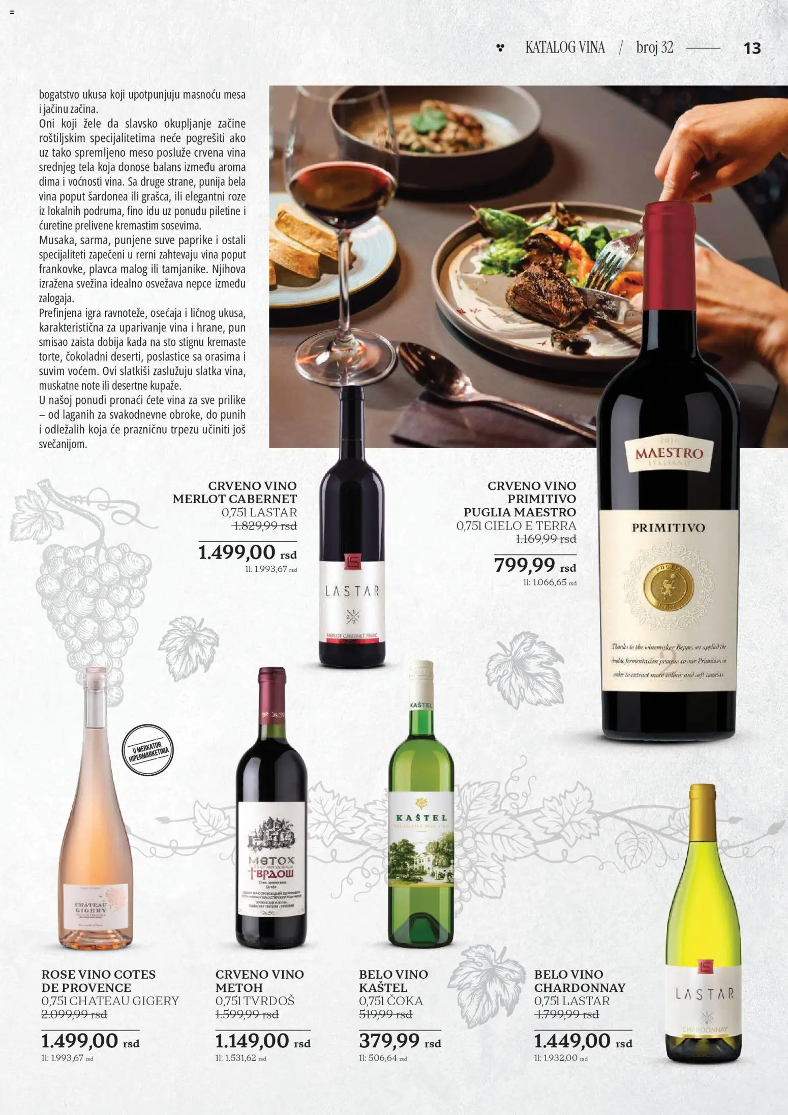 Roda katalog - važi od 23.10.2025 | Strana: 13 | Proizvode: Chardonnay, Sto, Crveno vino, Vino