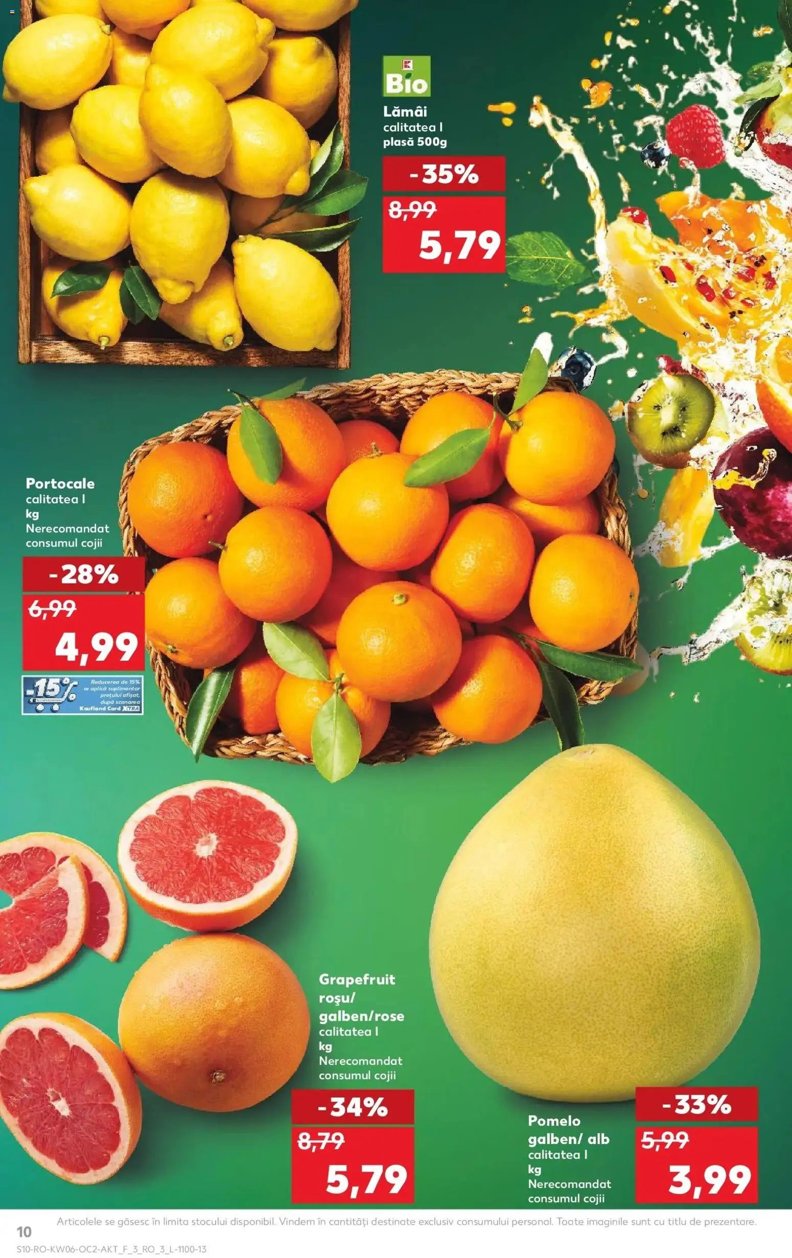 Noul catalog Kaufland – valabil de la 04.02.2026 | Pagină: 10 | Produse: Şerit ödül, Portocale