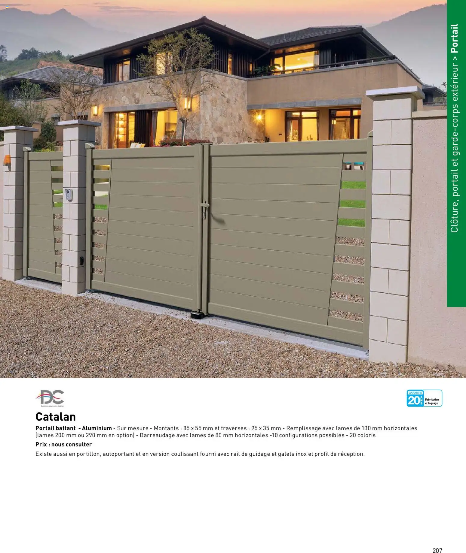 {H1} | Page: 207 | Produits: Portail