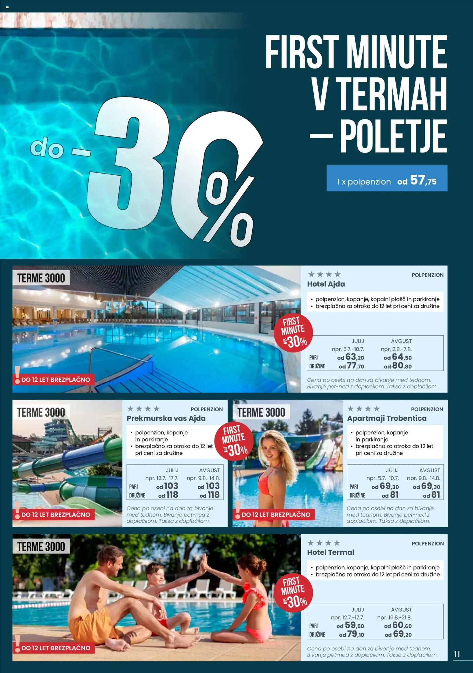 Novi Sonček katalog ponudbe – veljaven od 09.01.2026 | Stran: 11 | Izdelki: Ajda, Plasc, Kopalni plasc