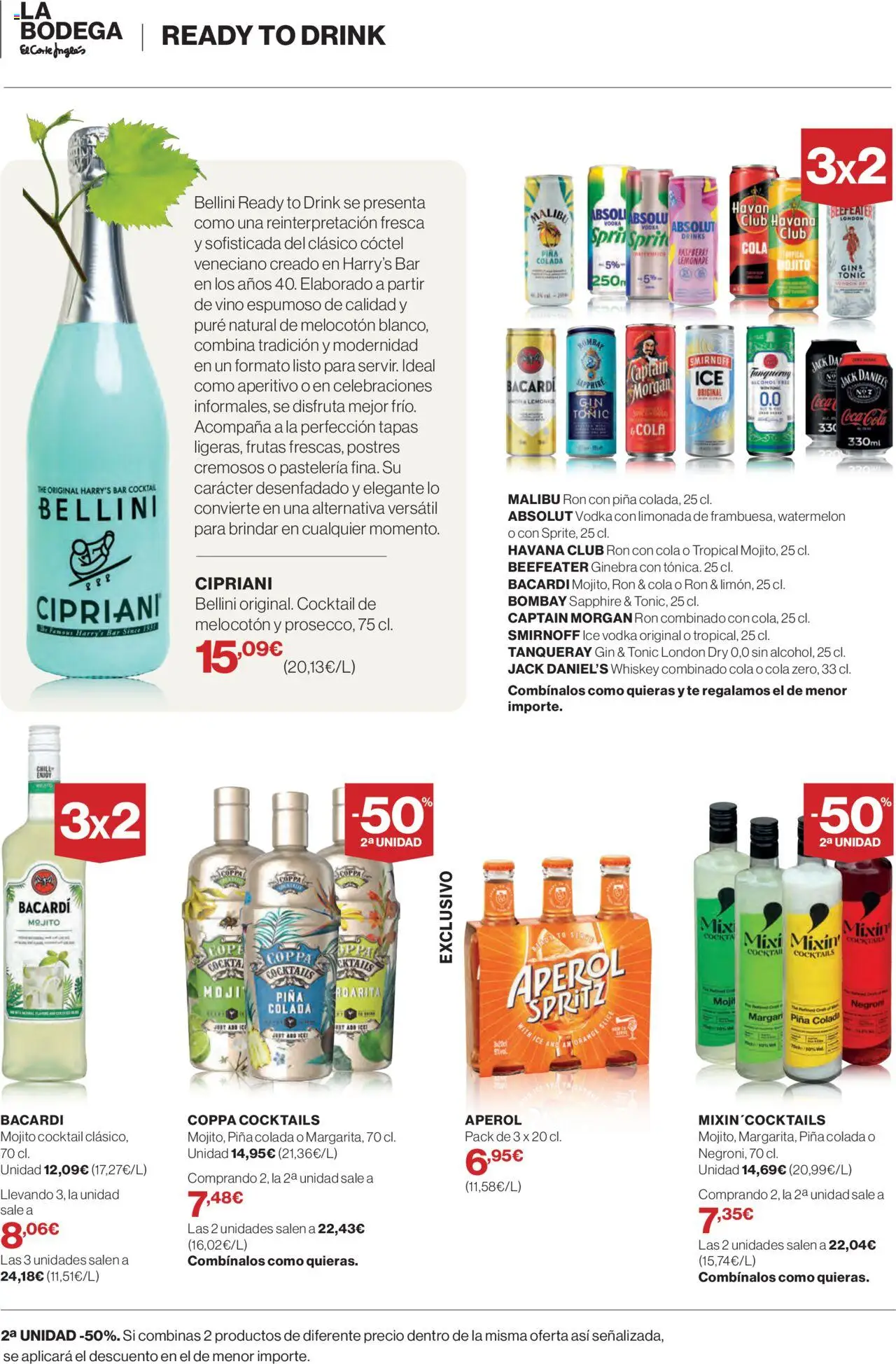Supercor Península y Baleares │ válido desde el 02.10.2025 | Página: 34 | Productos: Ron, Vino, Piña, Limonada