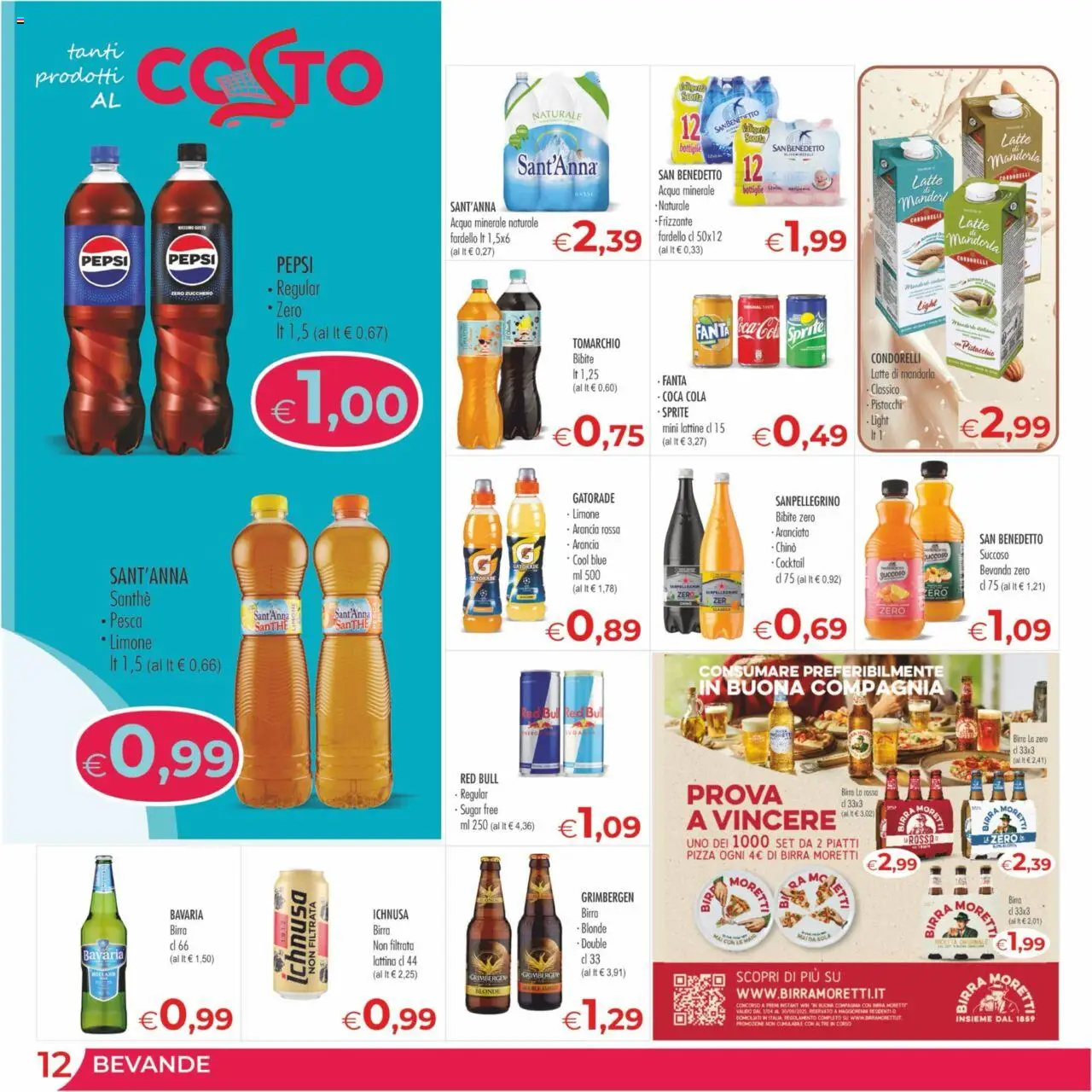 Volantino MerSi Supermercati del 04.06.2025 | Pagina: 12 | Prodotti: Acqua, Pesca, Acqua minerale, Pepsi