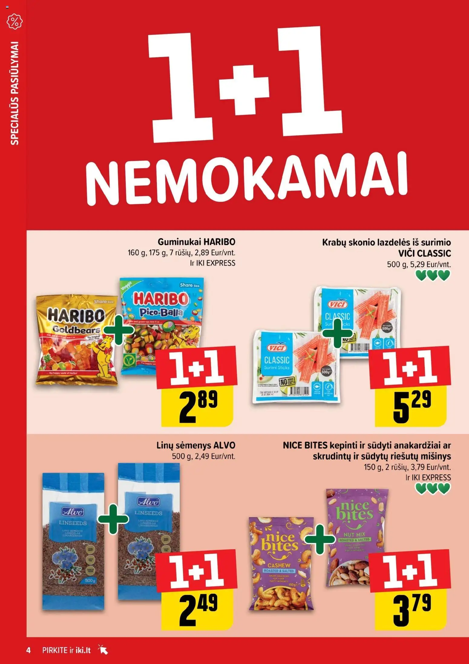 IKI akcijos nuo 27.10.2025 | Puslapis: 4 | Prekių: Guminukai