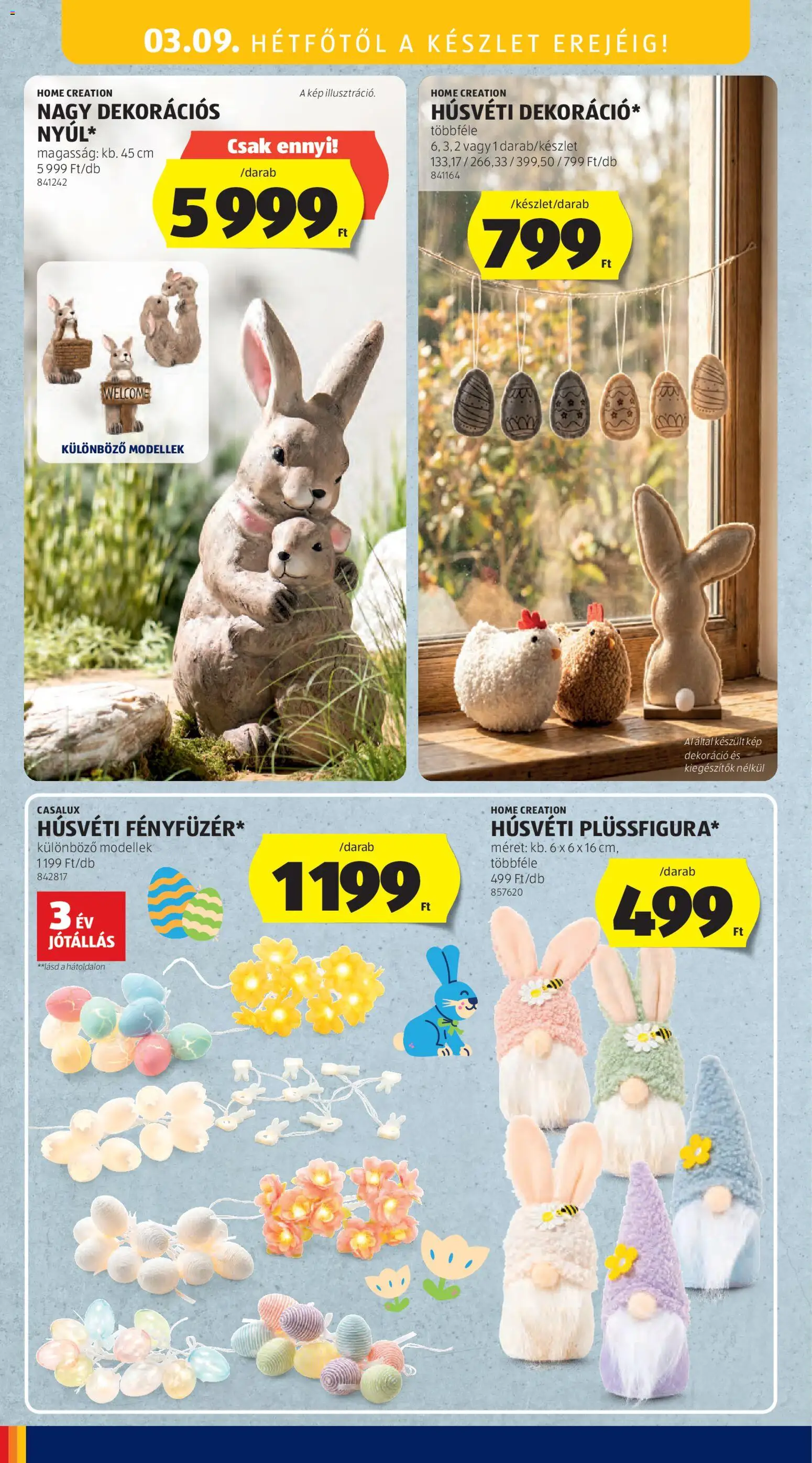 Aldi akciós ujság - amely érvényes a következő dátumtól: 05.03.2026 | Oldal: 79 | Termékek: Dekoráció