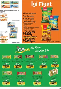 16.04.2026 tarihinden itibaren geçerli olan Migros kataloğu önizlemesi | Sayfa: 59 | Ürünler: Ekmek, Domates, Cips, Hurma