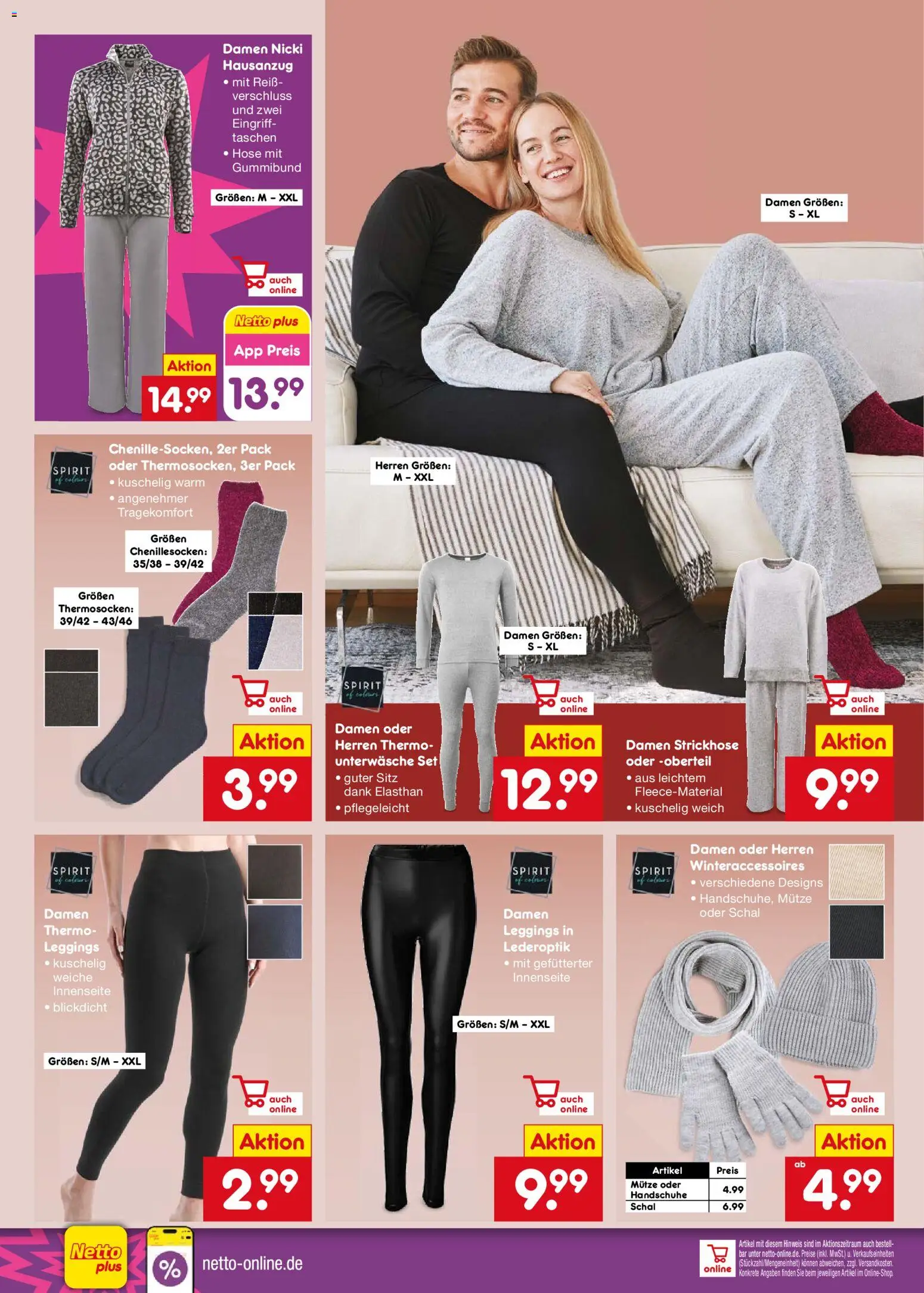 Netto Marken-Discount - Black Friday – gültig ab 24.11.2025 | Seite: 30 | Produkte: Hose, Unterwäsche, Leggings, Schal
