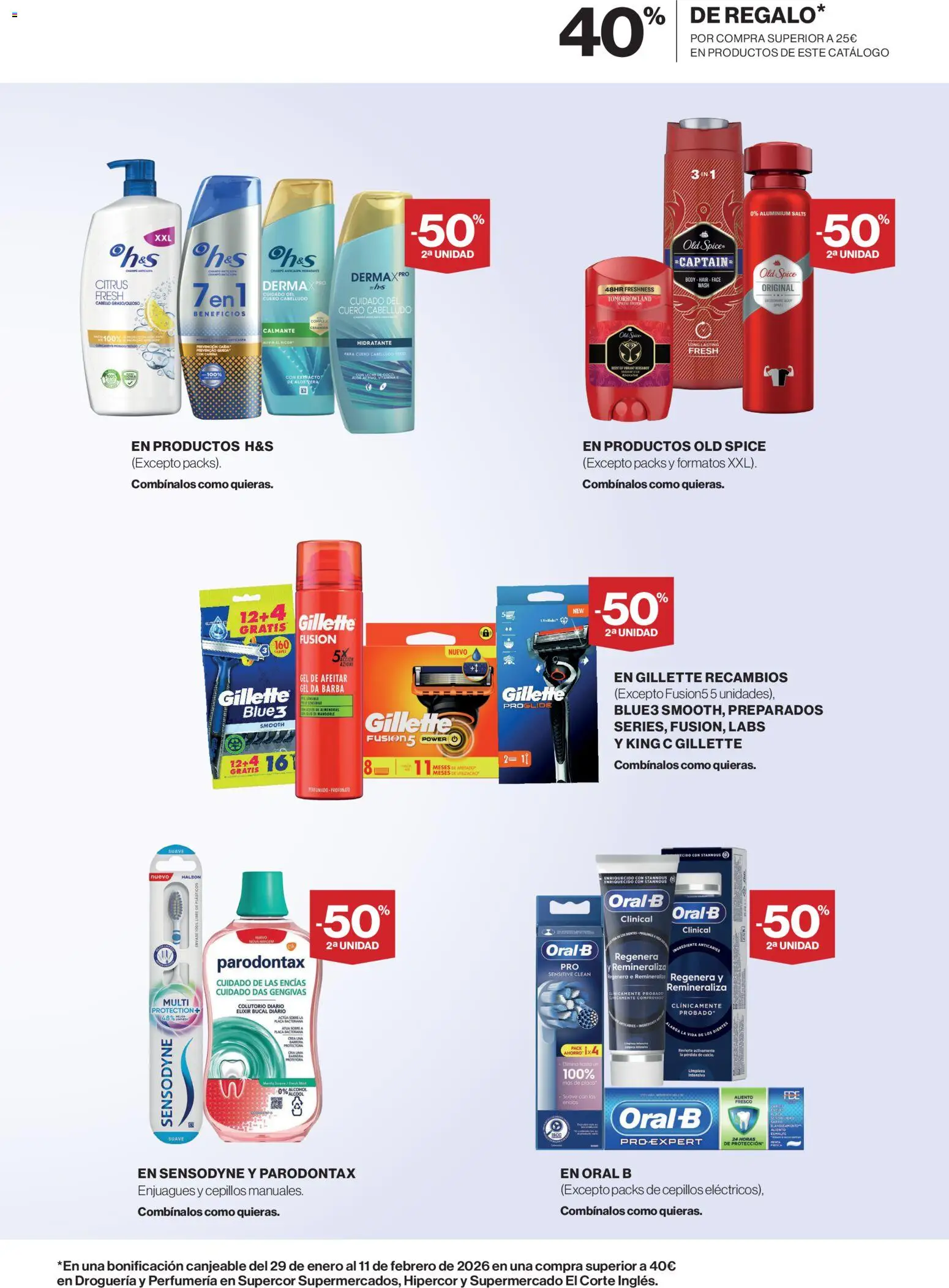El Corte Inglés ofertas │ válido desde el 07.01.2026 | Página: 19 | Productos: Gel de afeitar, Body