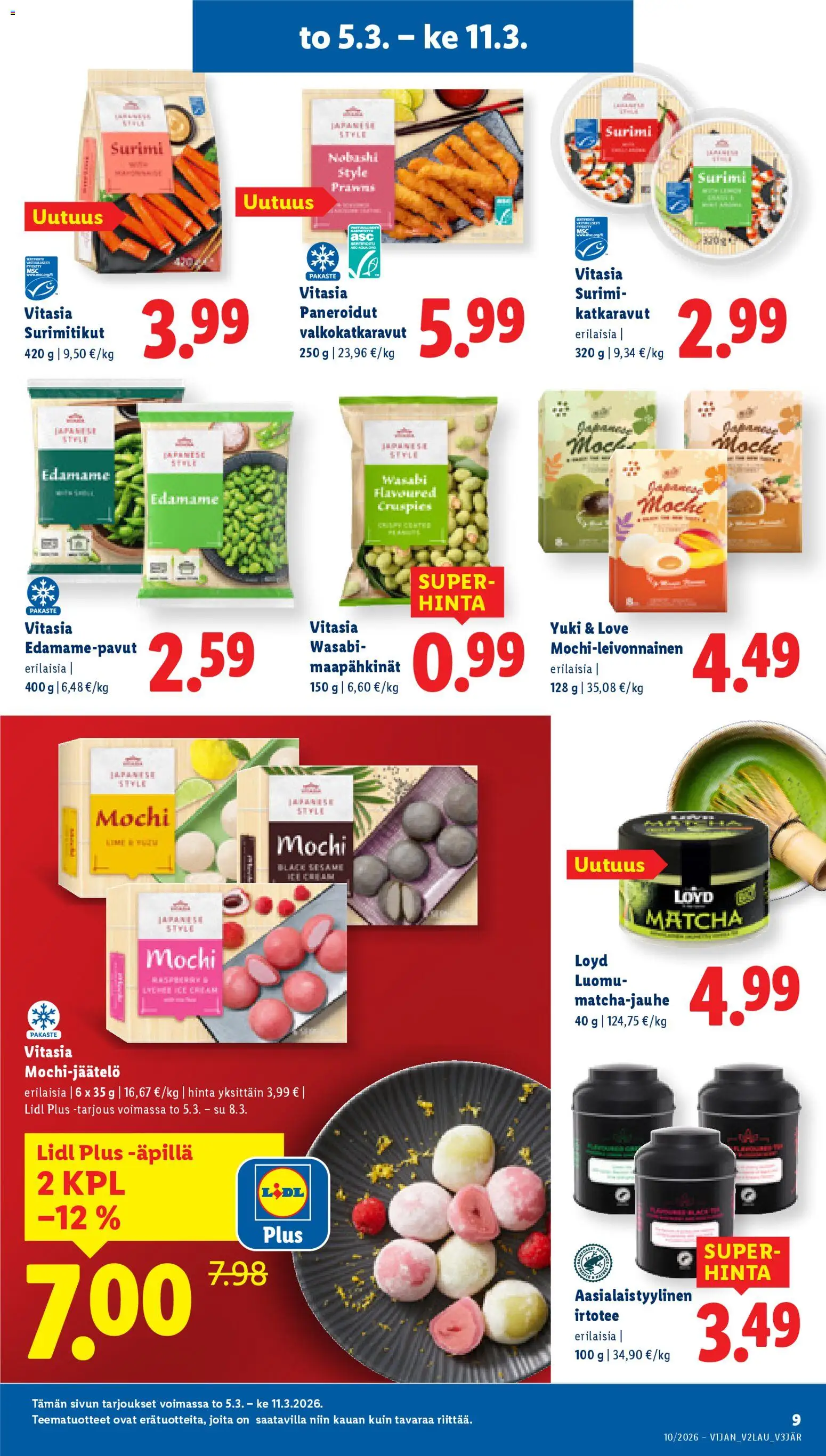 Lidl tarjoukset - Tampere – voimassa 05.03.2026 alkaen | Sivu: 11 | Tuotteet: Maapähkinät