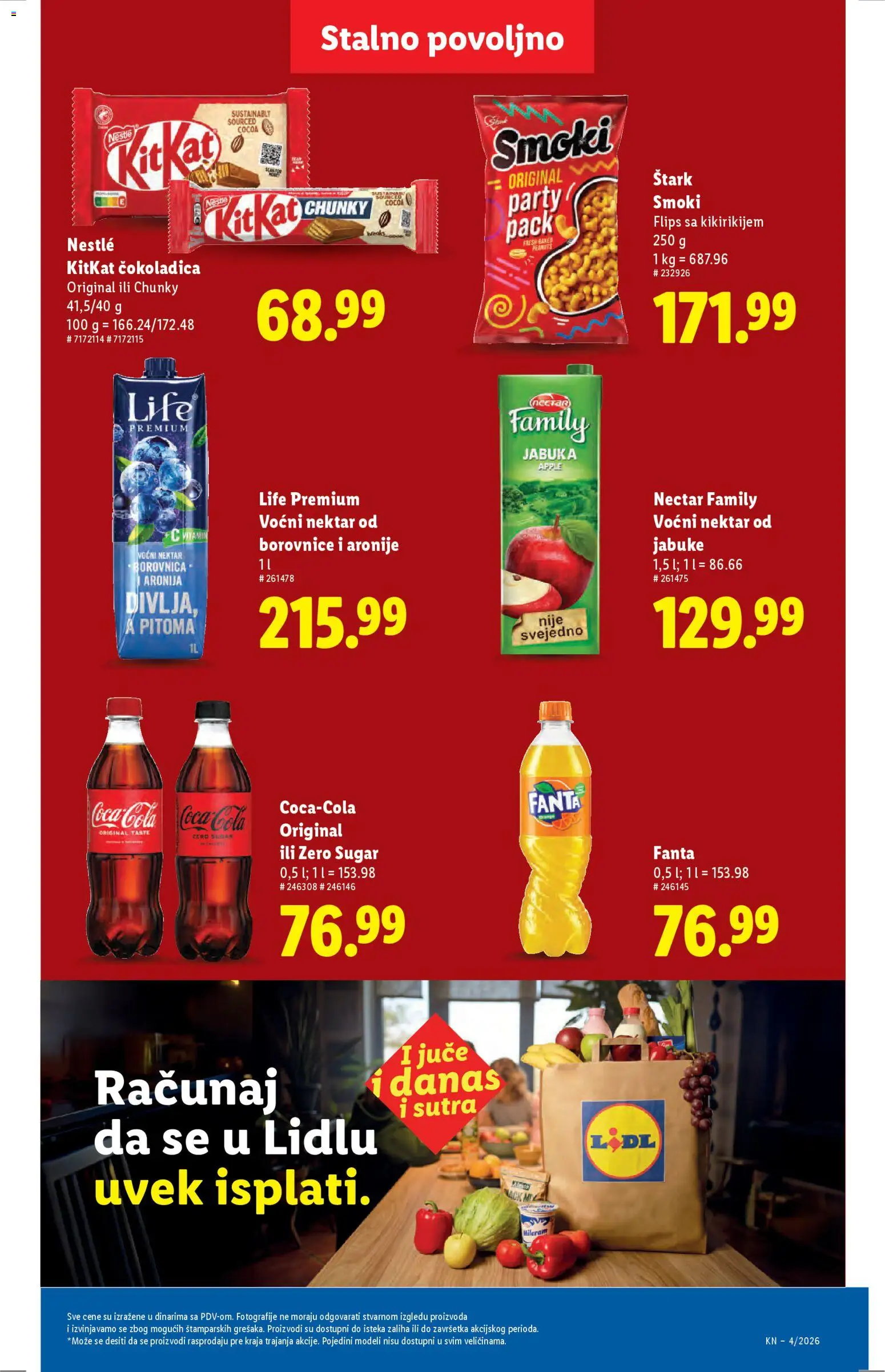 Lidl katalog - važi od 22.01.2026 | Strana: 33 | Proizvode: Smoki, Nektar, Jabuke