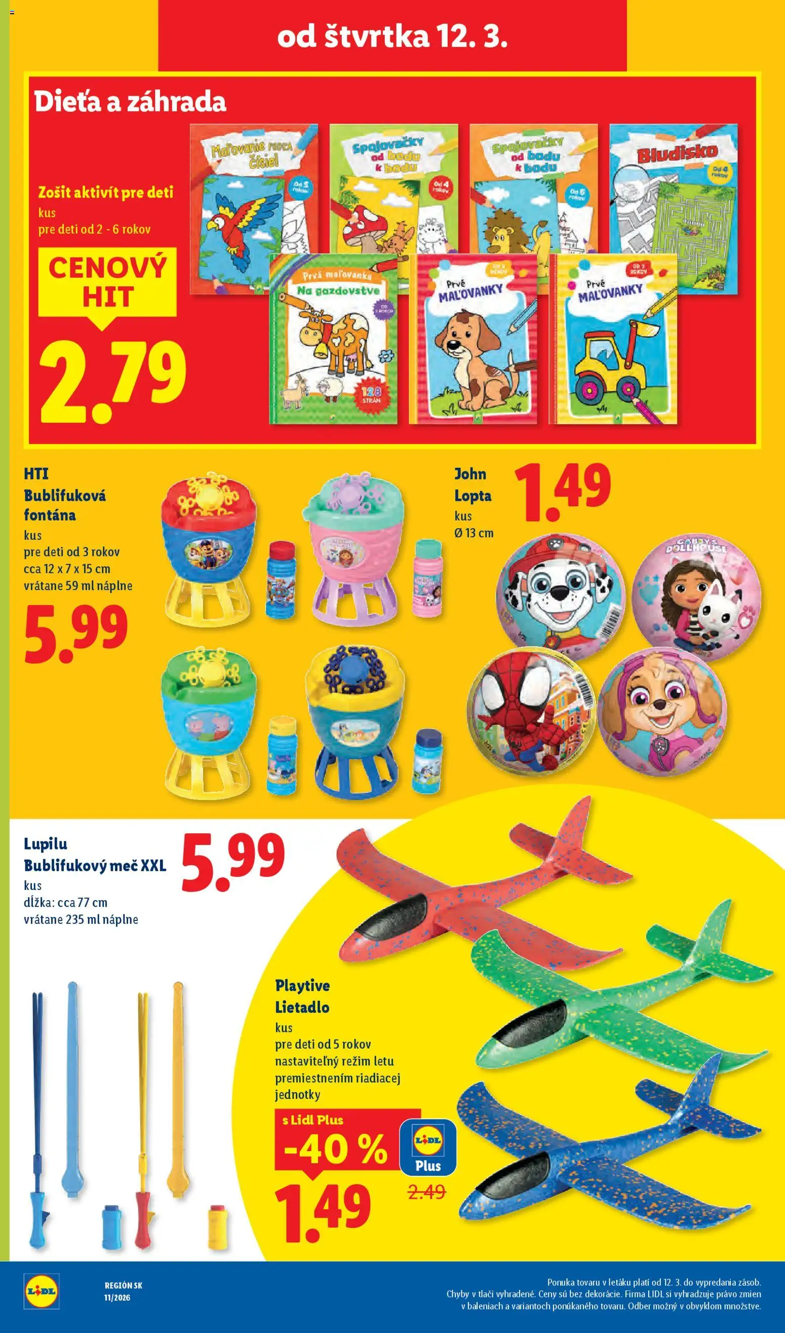 Nové Lidl akcie – leták je platný od 12.03.2026 | Strana: 40