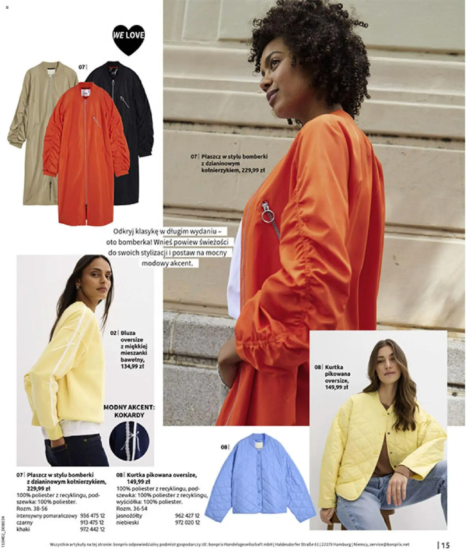 BonPrix Katalog od 19.02.2026 | Strona: 17 | Produkty: Kurtka, Płaszcz