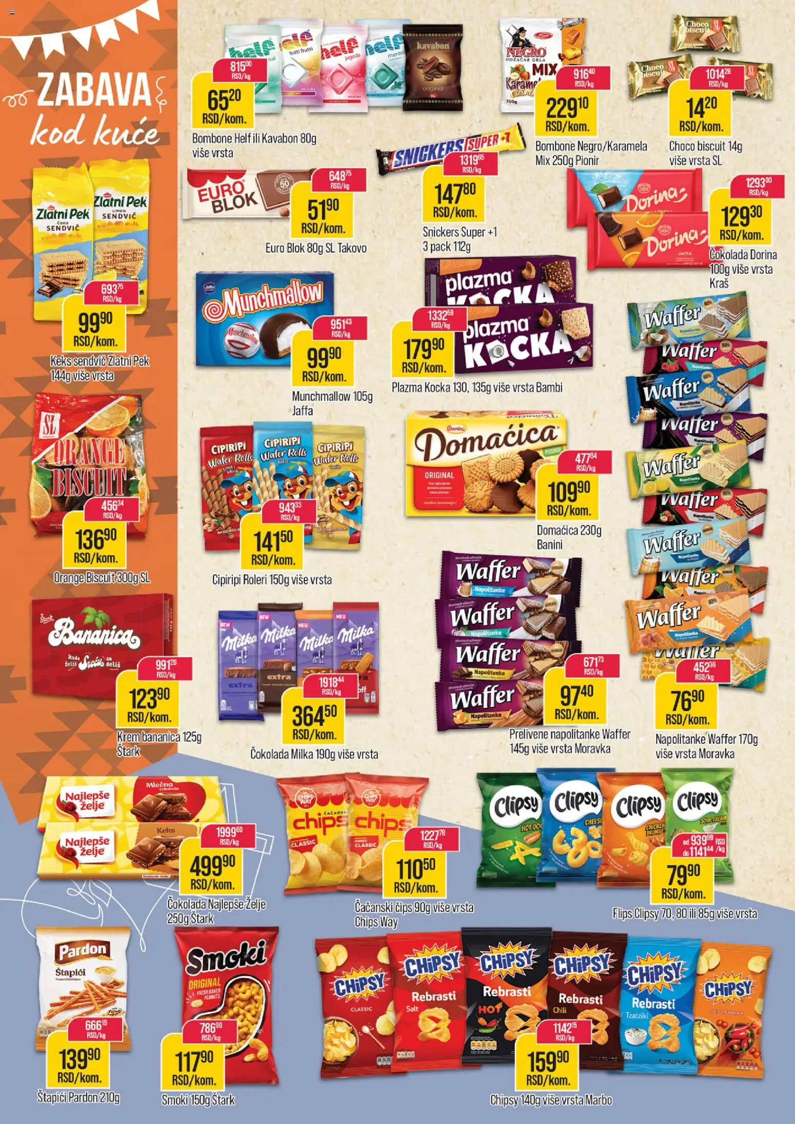 Zlatan Trag katalog - važi od 25.02.2026 | Strana: 8 | Proizvode: Munchmallow, Roleri, Domaćica, Čokolada