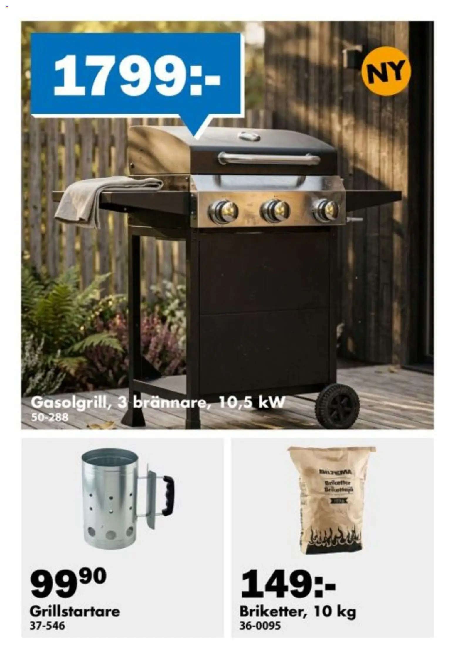 Biltema reklamblad aktuell från 30.03.2026 | Sida: 8 | Produkter: Briketter