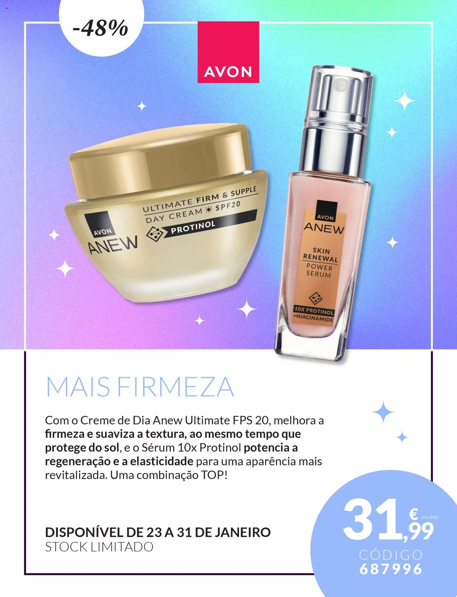 Avon - Novo Ano novo Eu │ válido de 23.01.2026 | Página: 3 | Produtos: Top, Sérum, Creme