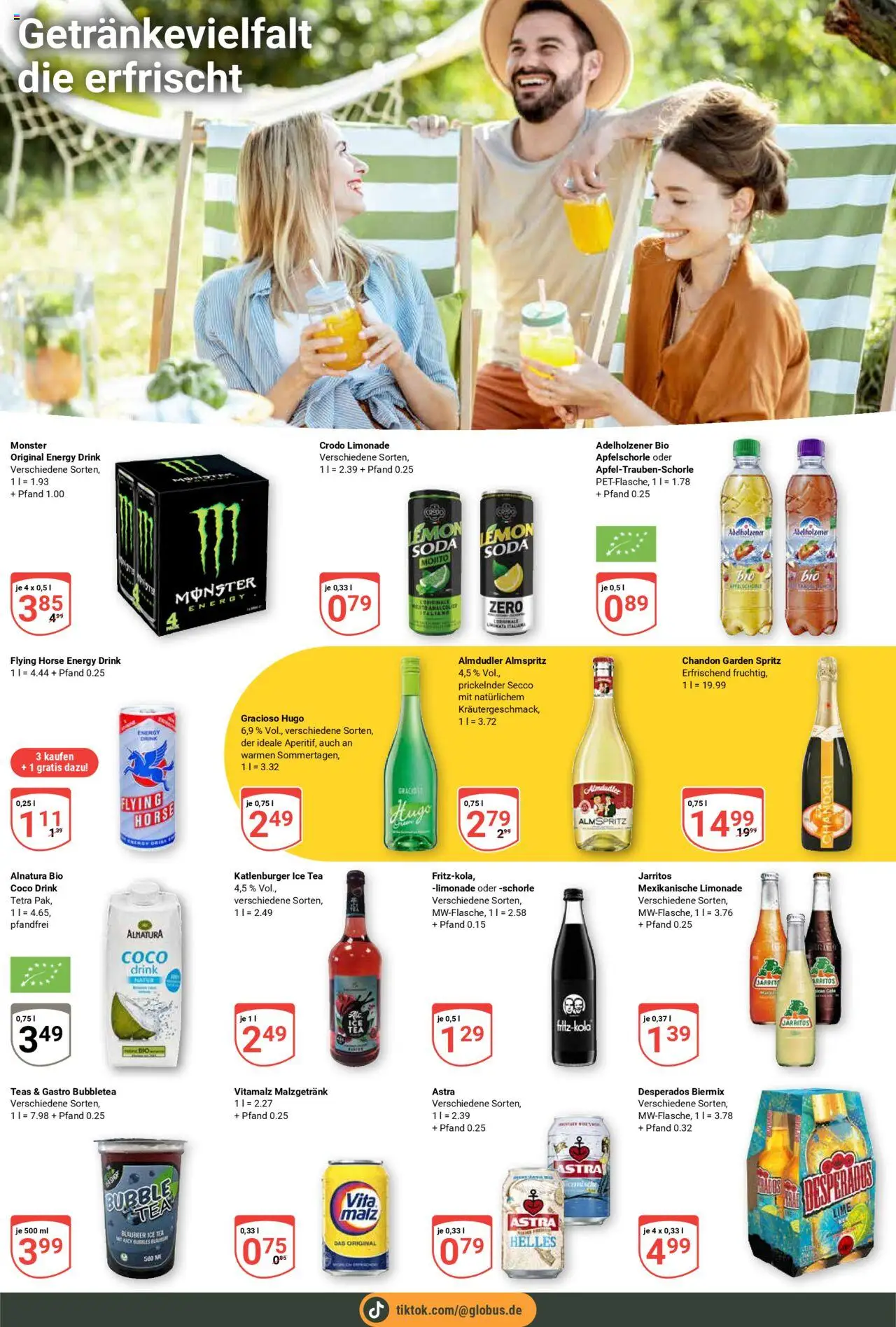 Globus Prospekt 	 - gültig ab dem 30.06.2025 | Seite: 17 | Produkte: Energy, Adelholzener, Astra, Limonade