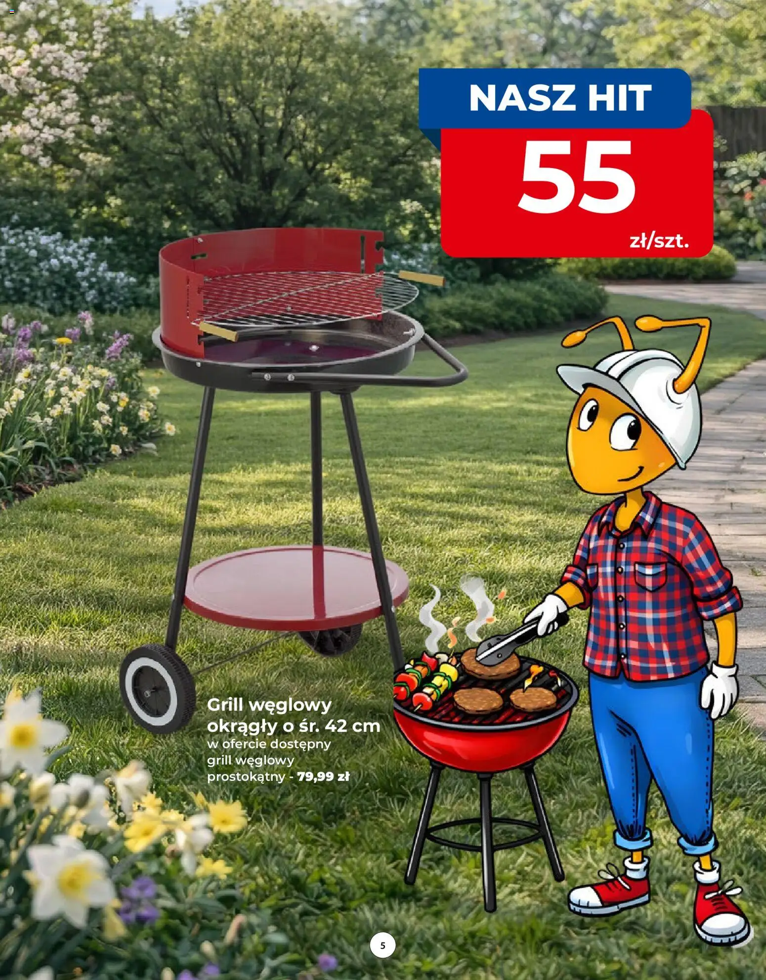 Mrówka gazetka od 23.04.2026 | Strona: 5 | Produkty: Grill