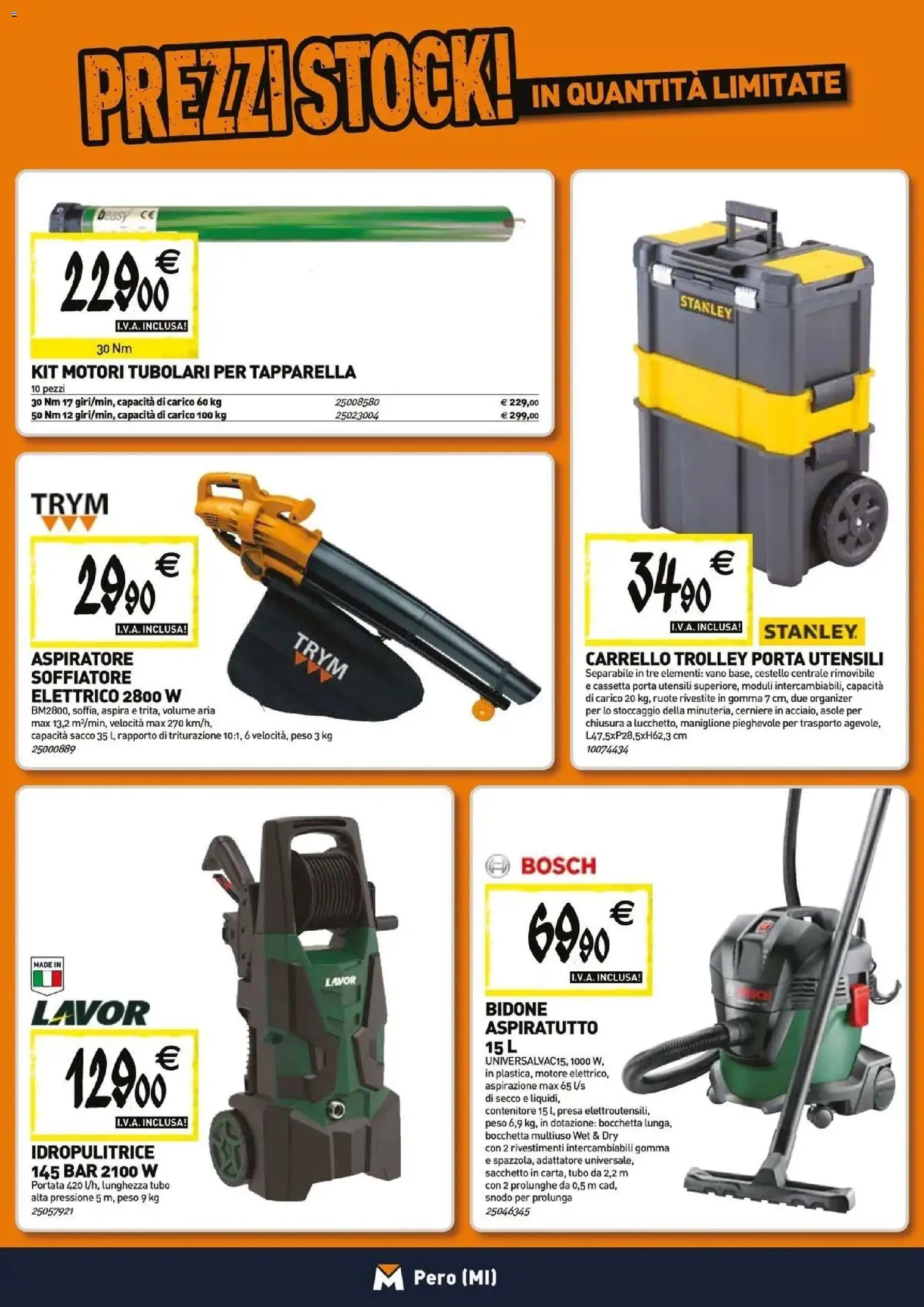 Volantino TECNOMAT del 26.03.2026 | Pagina: 20 | Prodotti: Tubo, Idropulitrice, Contenitore, Presa