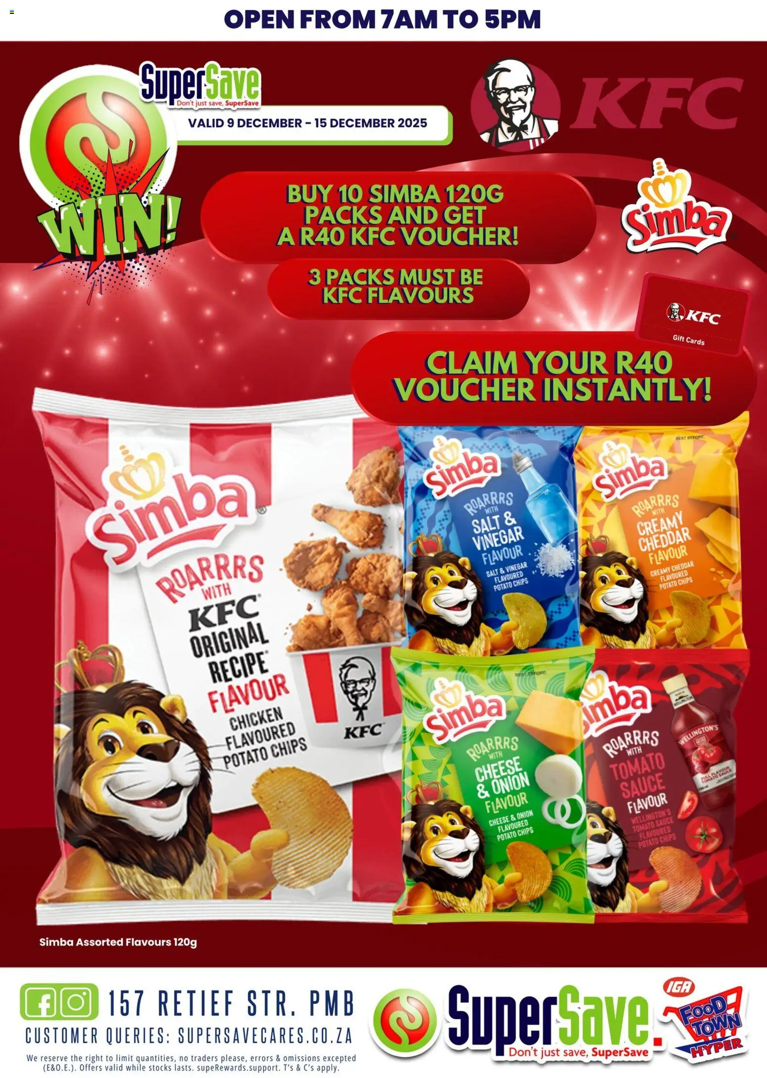 New Super Save catalogue – valid from 09.12.2025 | Page: 1 | Products: Cheese, Vinegar, Chicken, Sauce