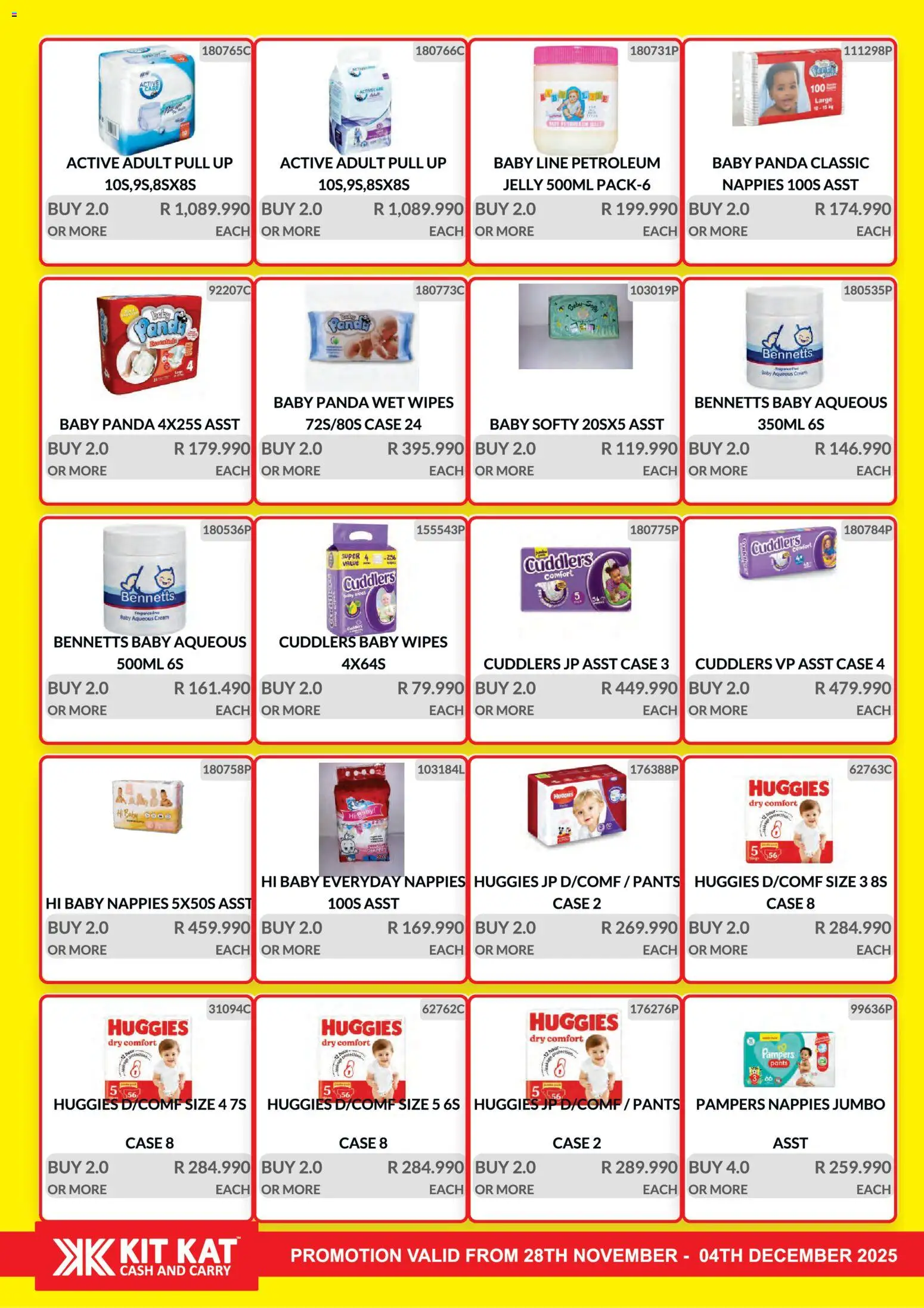 New KIT KAT Cash & Carry catalogue – valid from 28.11.2025 | Page: 24 | Products: Pants, Case, Nappies