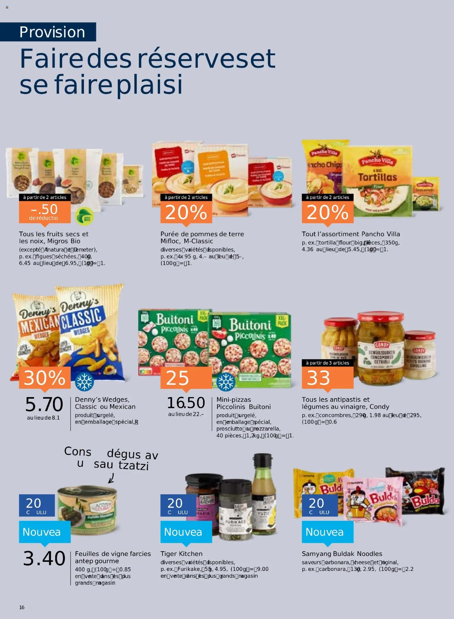 Migros Aktionen FR – gültig ab 11.11.2025 | Seite: 16 | Produkte: Pizza