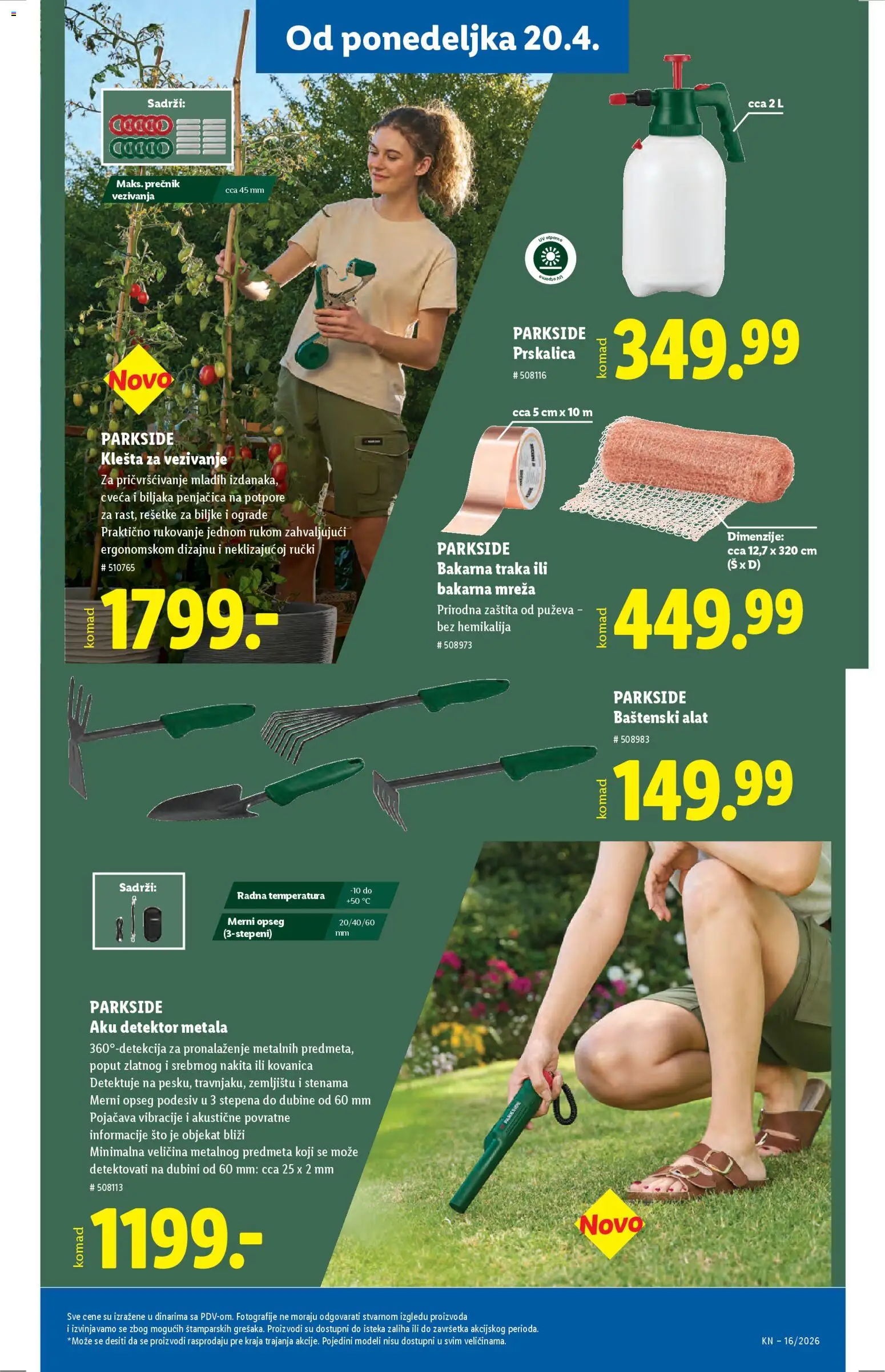 Lidl katalog - važi od 16.04.2026 | Strana: 83 | Proizvode: Parkside, Sto