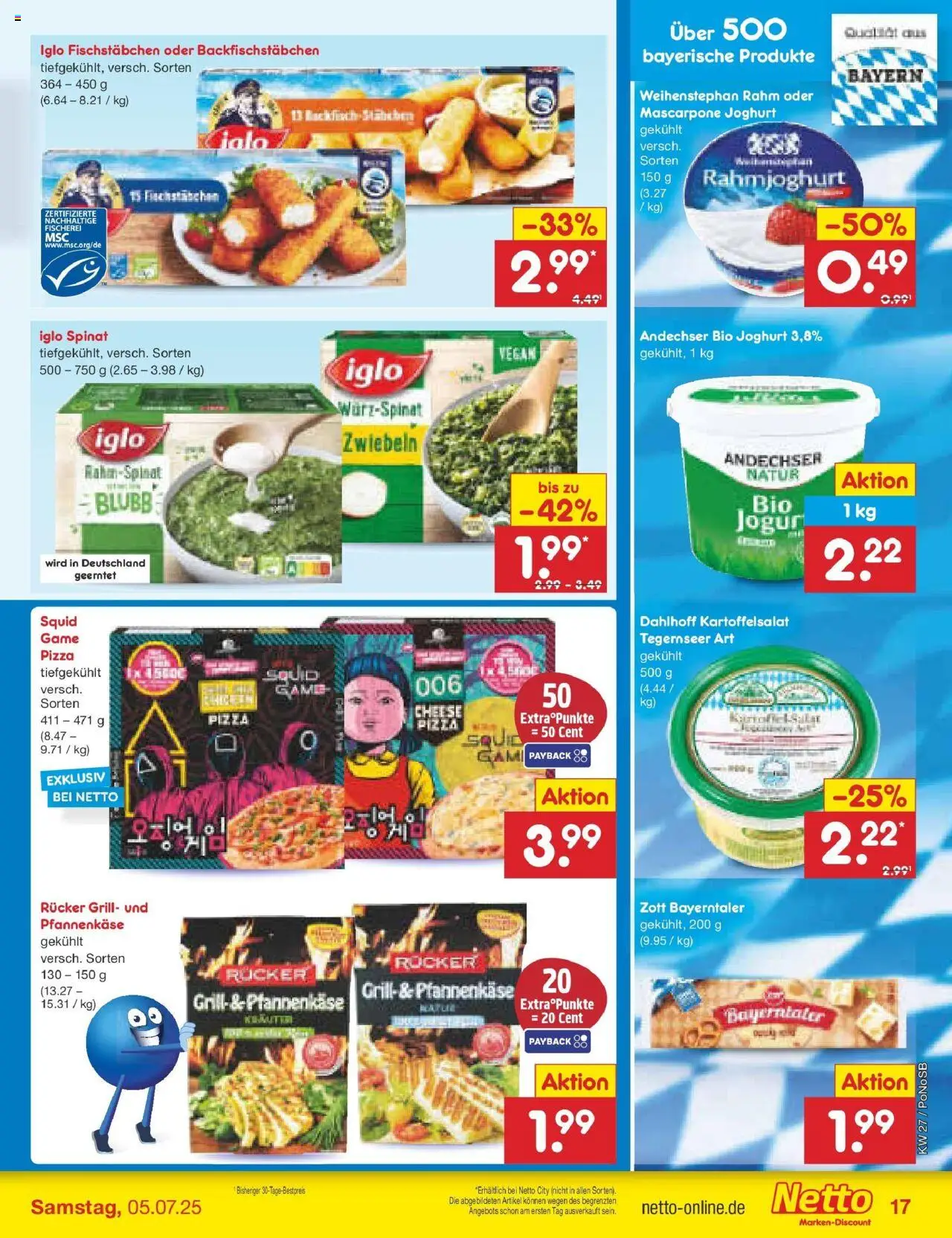 Netto Marken-Discount prospekt Amberg	 - gültig ab dem 29.06.2025 | Seite: 19 | Produkte: Grill, Joghurt, Zwiebeln, Pizza