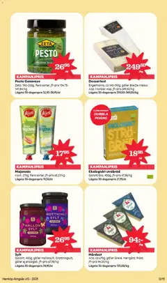 Majonnäs, Kavli, 275g, flera sorter, jfr-pris 65,27/kg - Förhandsvisning av reklamblad från butik Hemköp aktuell från 23.03.2026 | Sida: 11