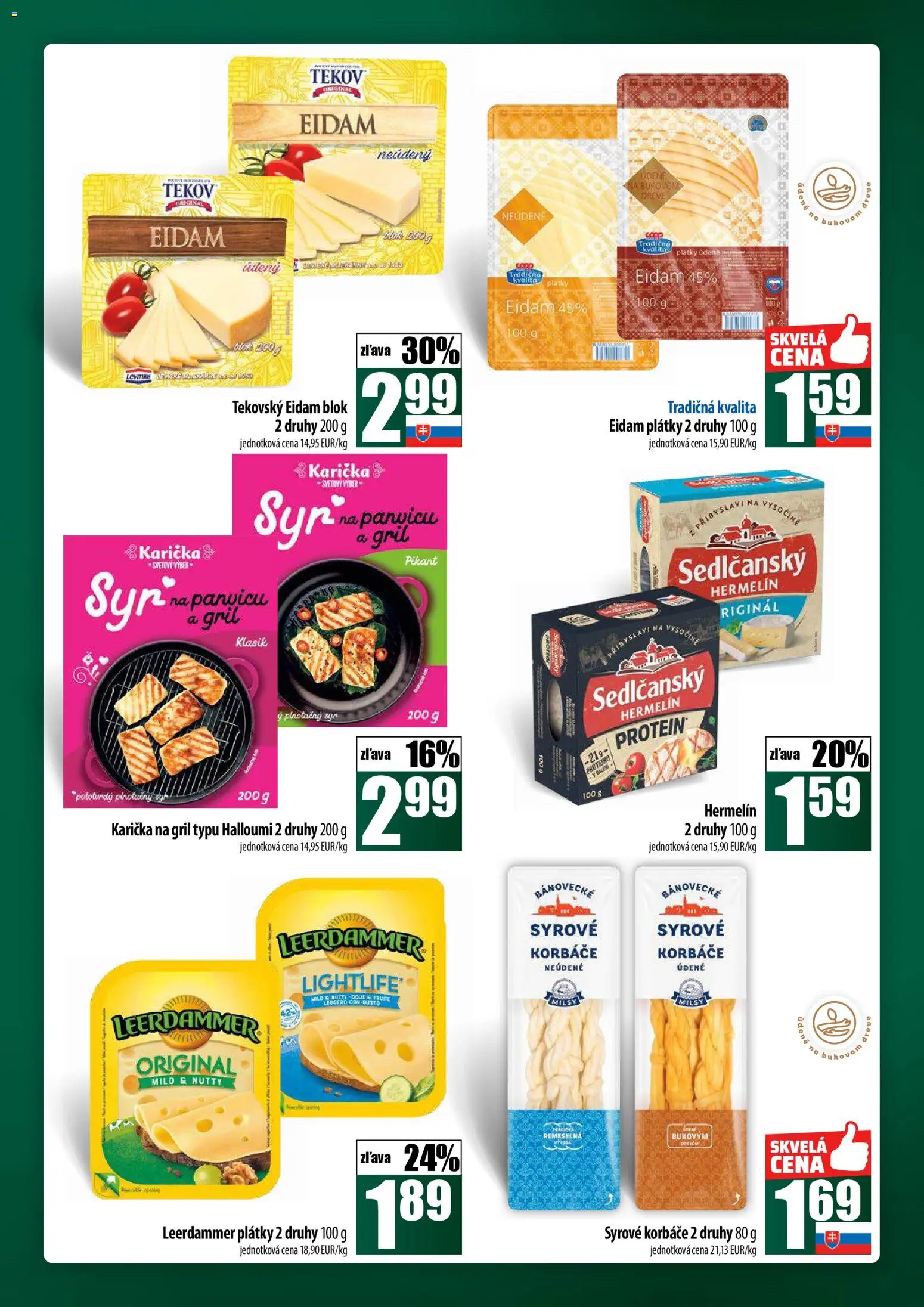 Nové COOP Jednota akcie – leták je platný od 23.10.2025 | Strana: 23 | Produkty: Gril, Eidam, Protein