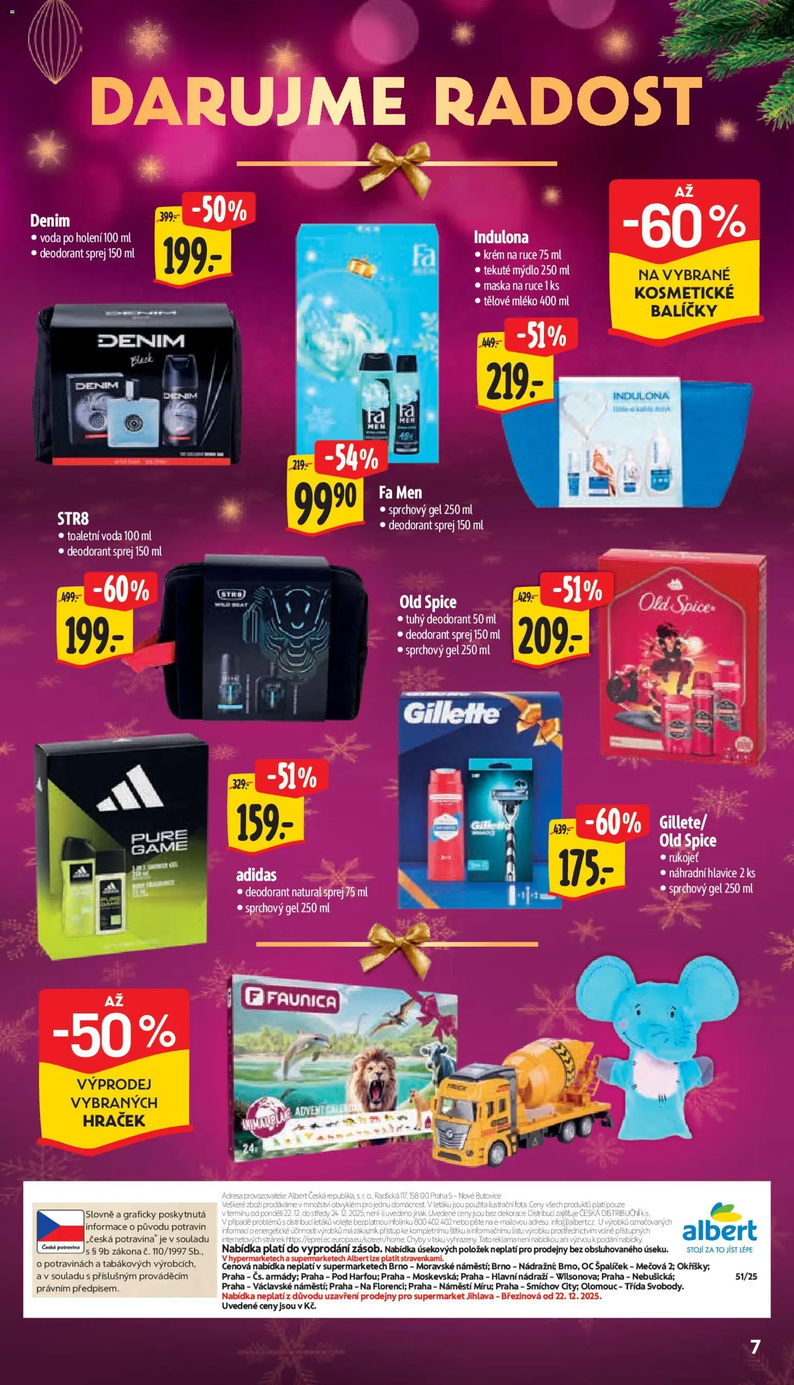 Albert leták - Extra od 22.12.2025 | Strana: 7 | Produkty: Voda po holení, Mýdlo, Krém, Maska