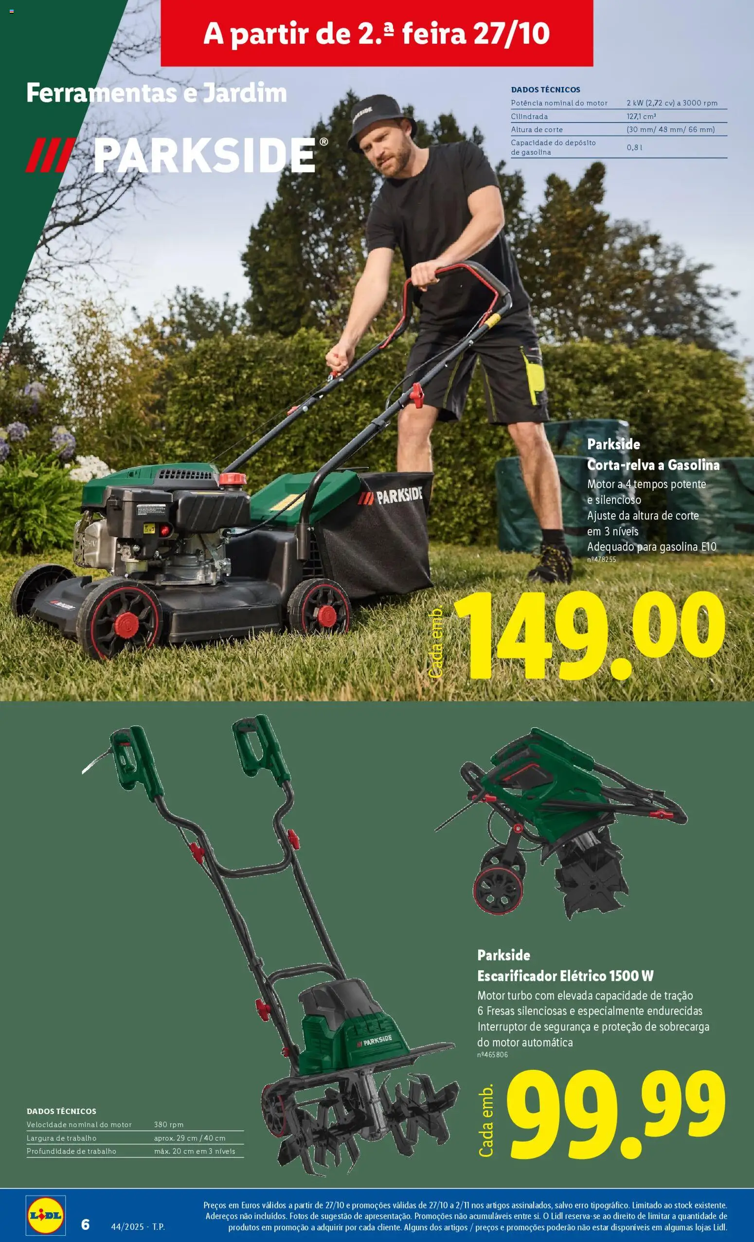 Lidl Novidades │ válido de 27.10.2025 | Página: 6 | Produtos: Interruptor, Ferramentas