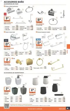 Vista previa Obramat folleto válido desde el 23.03.2026 | Página: 233 | Productos: Toallero, Percha, Bandeja, Baño