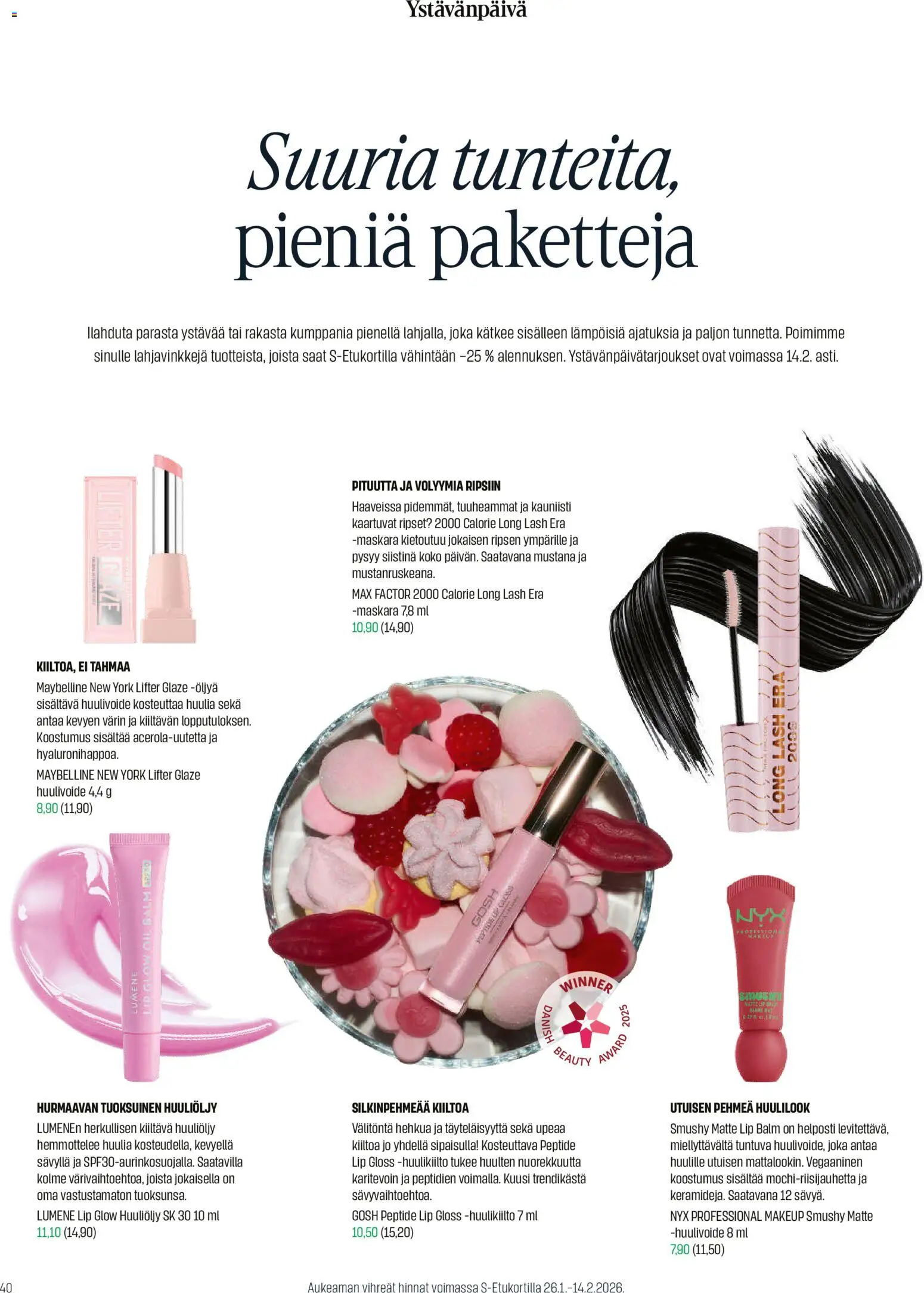 Sokos tarjoukset – voimassa 26.01.2026 alkaen | Sivu: 40 | Tuotteet: Huulikiilto