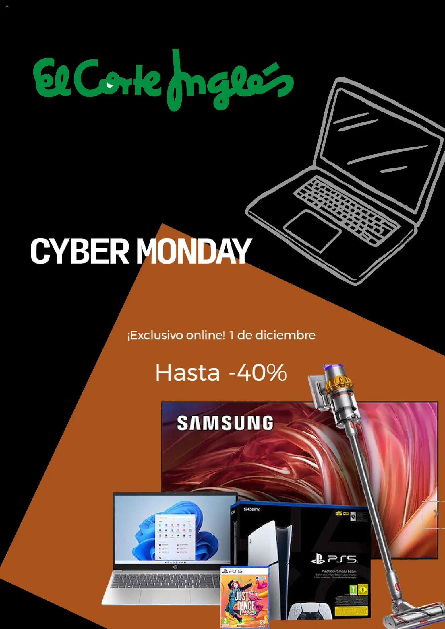 El Corte Inglés Cyber Monday │ válido desde el 01.12.2025 | Página: 1